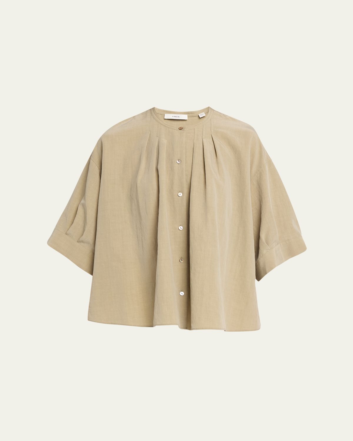 Vince Gathered A-Line Top | Thumbnail 6 Vince Gathered A-Line Top | Thumbnail 6