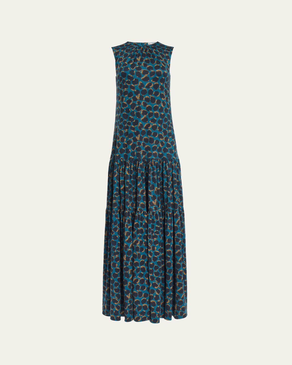 Altuzarra Liza Spotted Jersey Tiered Maxi Dress | Thumbnail 6