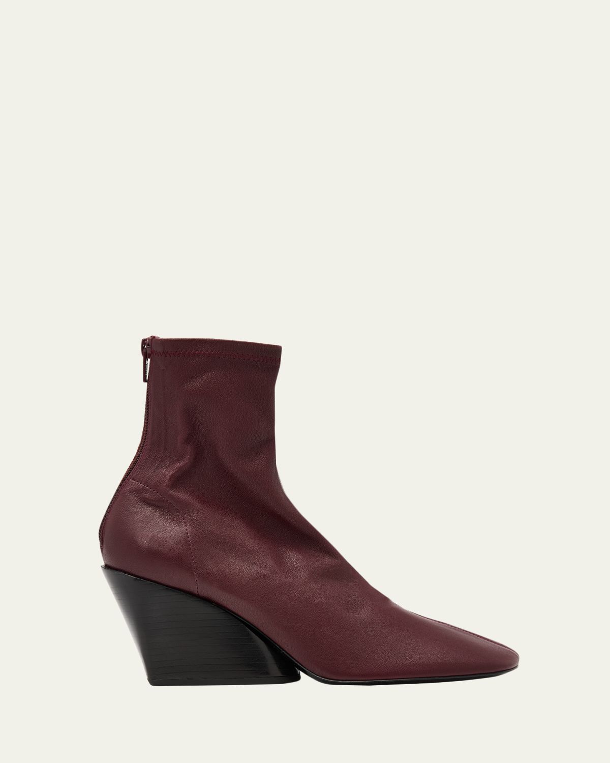 Proenza Schouler 70mm Slant Stretch Leather Ankle Boots - Women's Clothing
