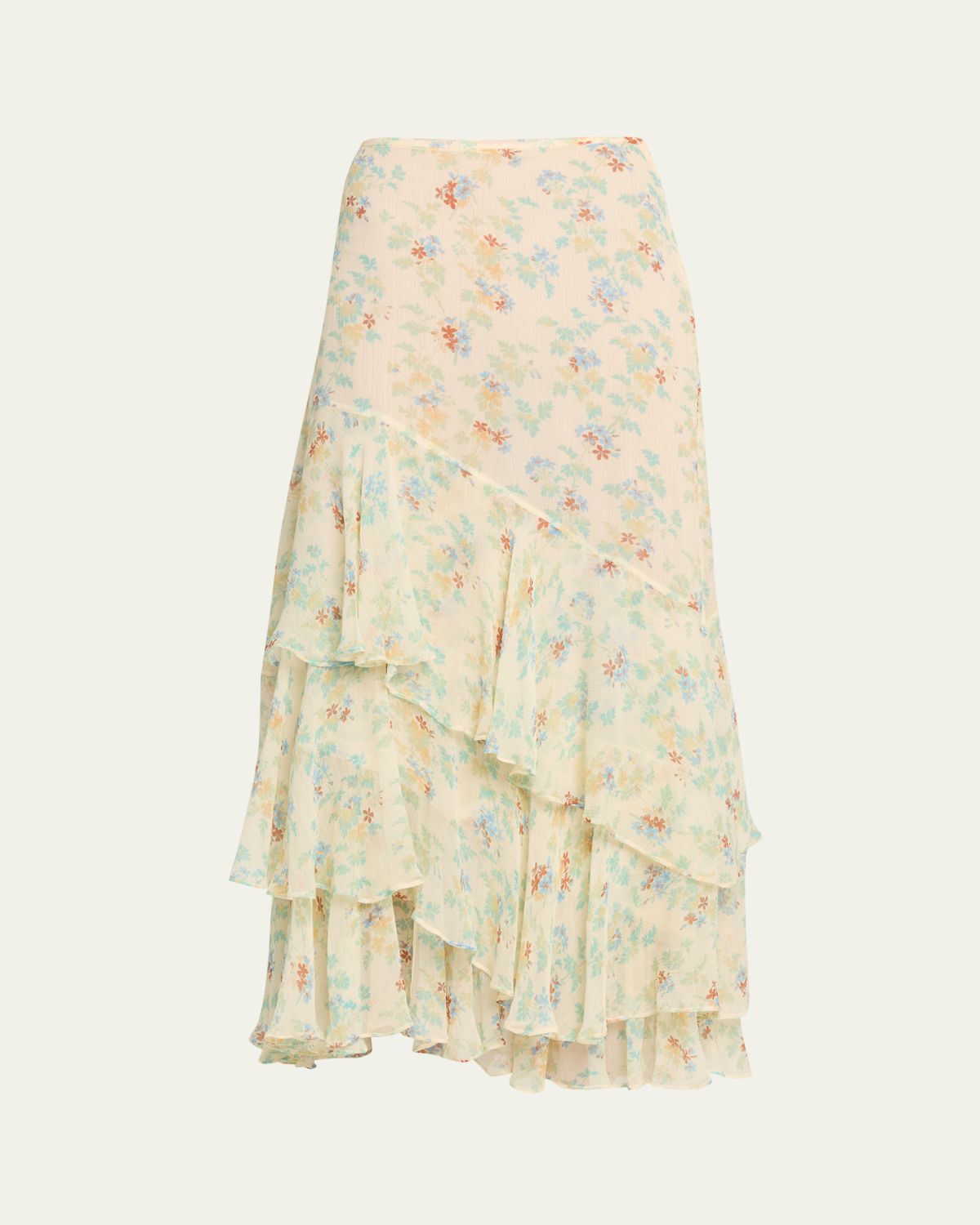 Ulla Johnson Meadow Silk Midi Skirt | Thumbnail 5 Ulla Johnson Meadow Silk Midi Skirt | Thumbnail 5