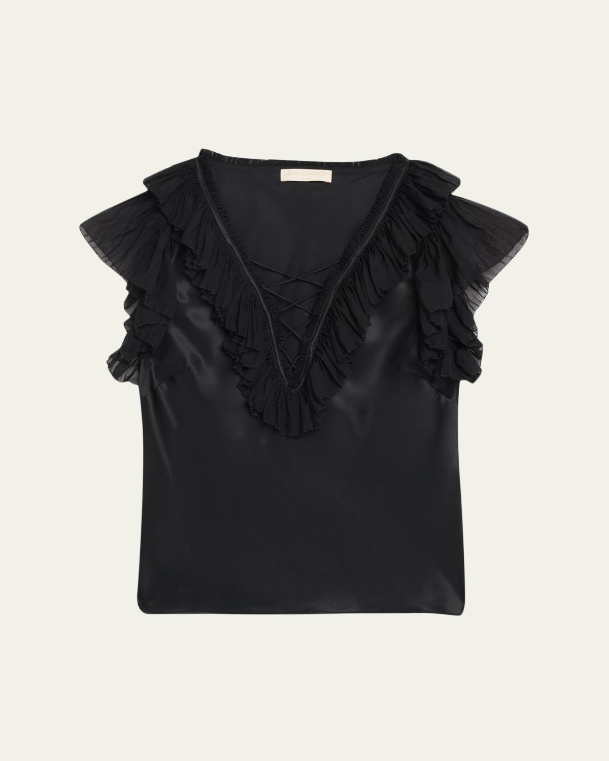 Ulla Johnson Ilyana Silk Ruffle Blouse | Thumbnail 5 Ulla Johnson Ilyana Silk Ruffle Blouse | Thumbnail 5