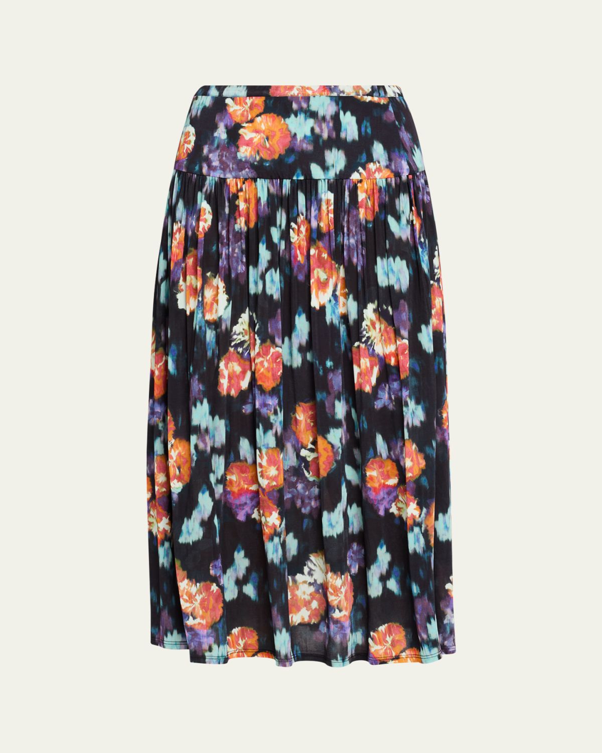 Ulla Johnson Blanche Pleated Floral Midi Skirt | Thumbnail 6 Ulla Johnson Blanche Pleated Floral Midi Skirt | Thumbnail 6