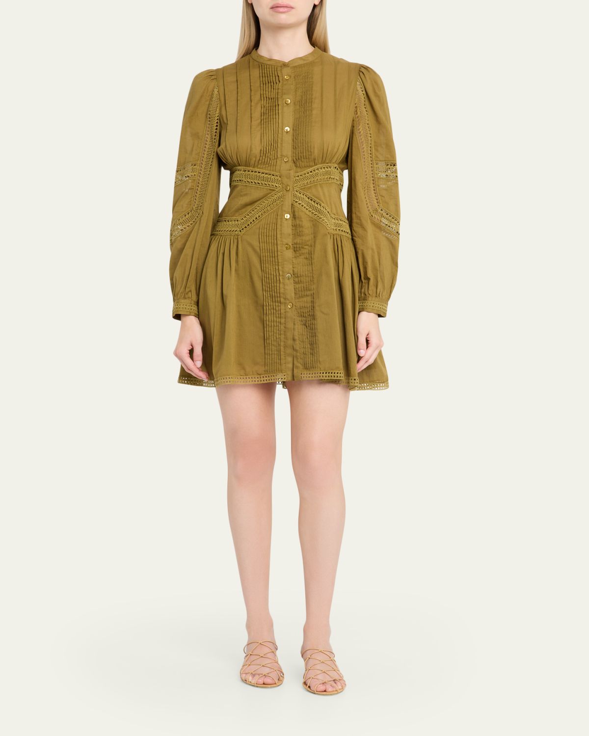 Ulla Johnson Elysia Embroidered Cotton Mini Dress | Thumbnail 2