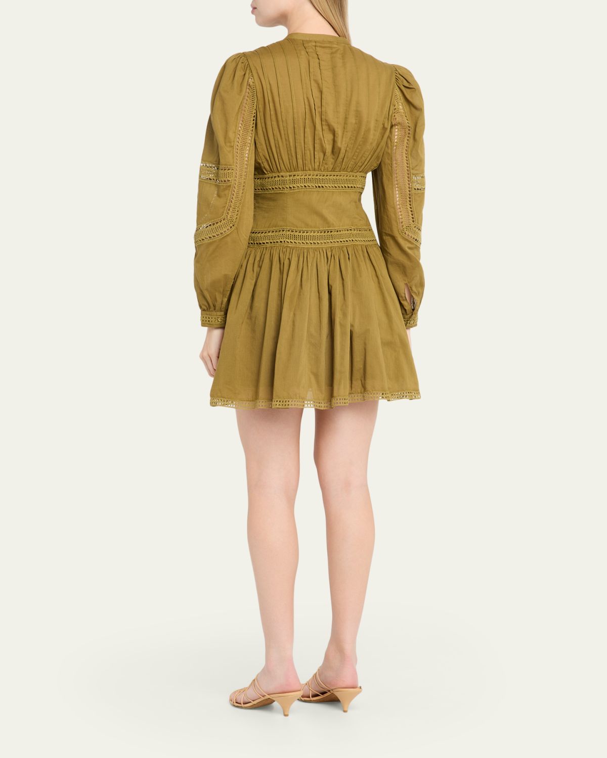 Ulla Johnson Elysia Embroidered Cotton Mini Dress | Thumbnail 3