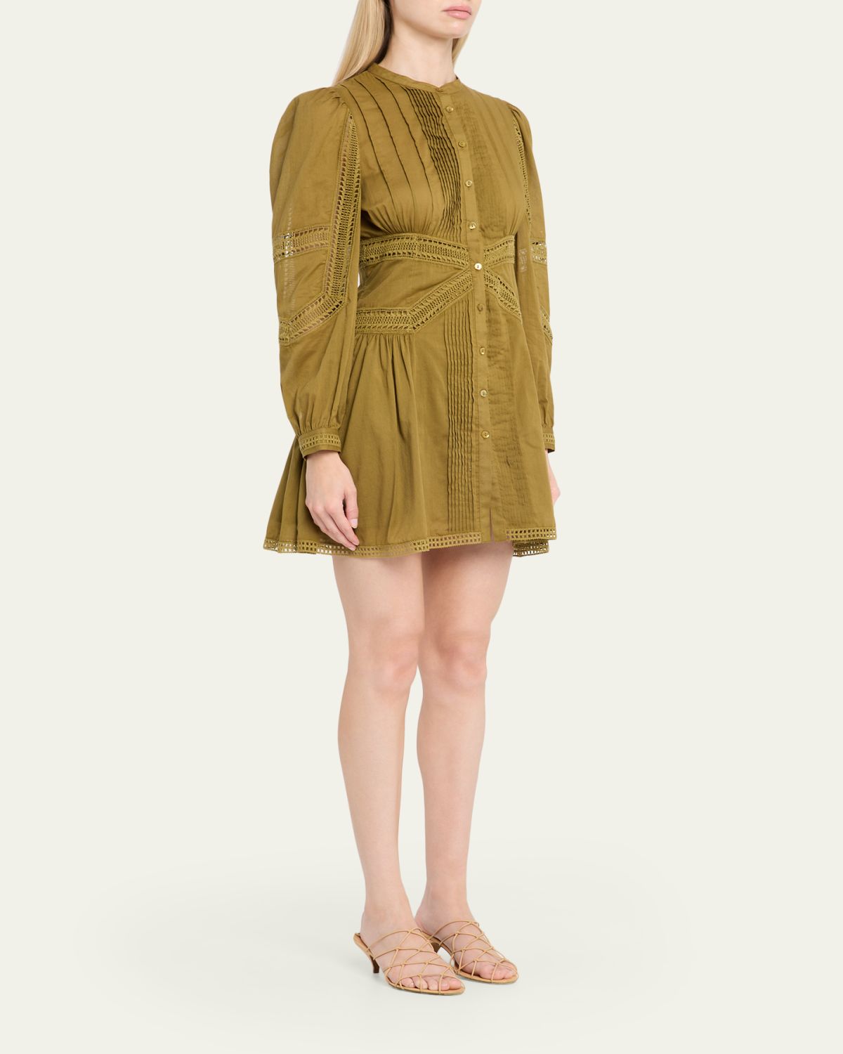 Ulla Johnson Elysia Embroidered Cotton Mini Dress | Thumbnail 4