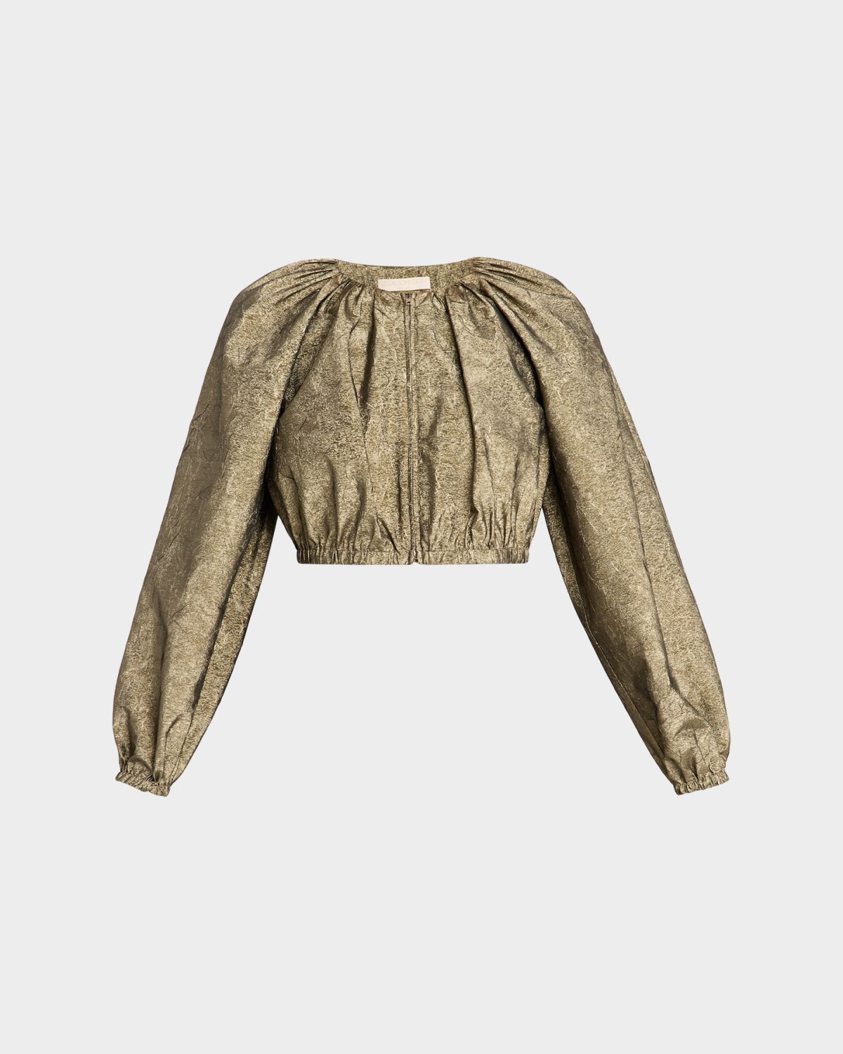 Ulla Johnson Orielle Metallic Taffeta Bomber Jacket | Thumbnail 5