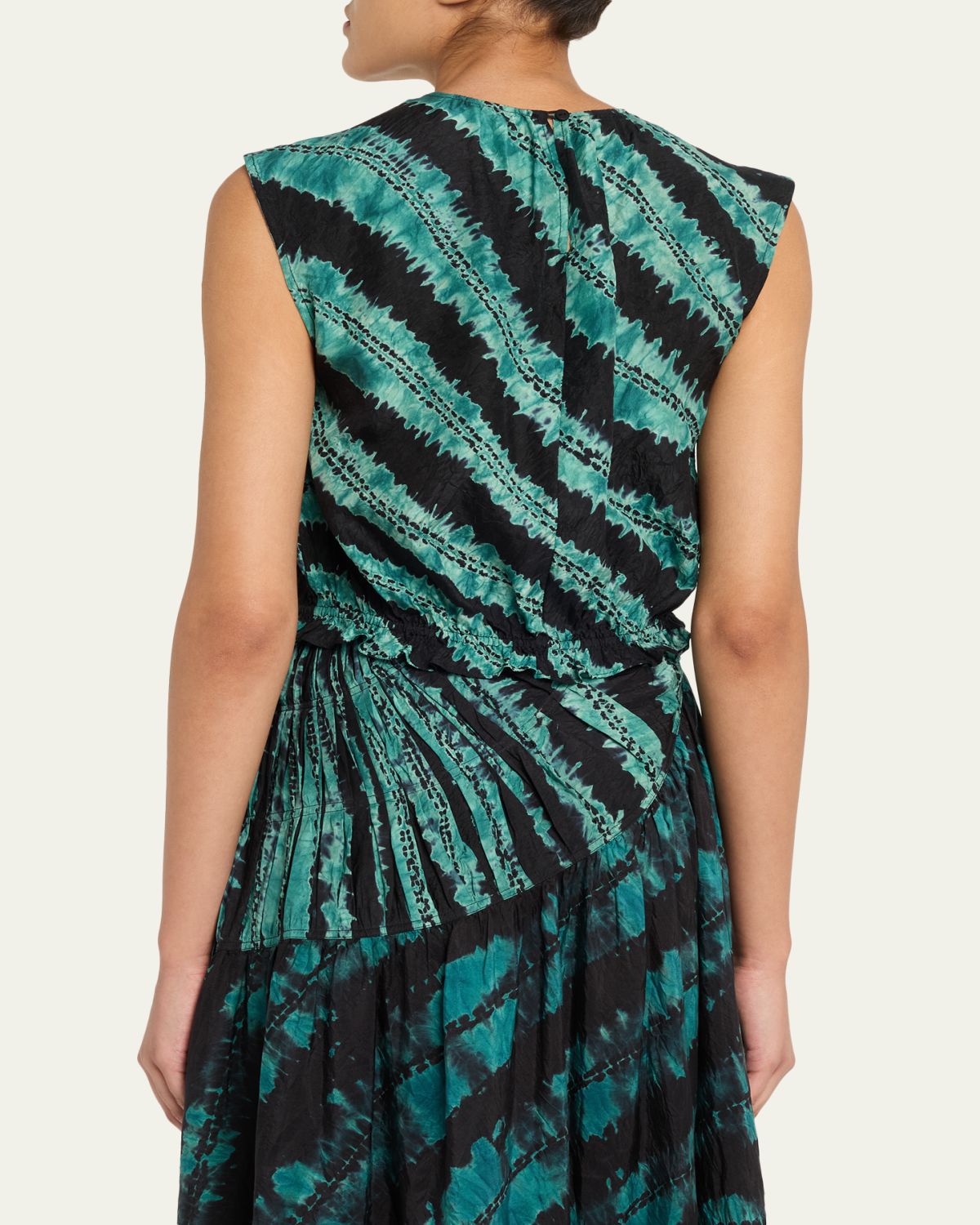 Ulla Johnson Kaia Shibori Tie-Dye Top | Thumbnail 3 Ulla Johnson Kaia Shibori Tie-Dye Top | Thumbnail 3