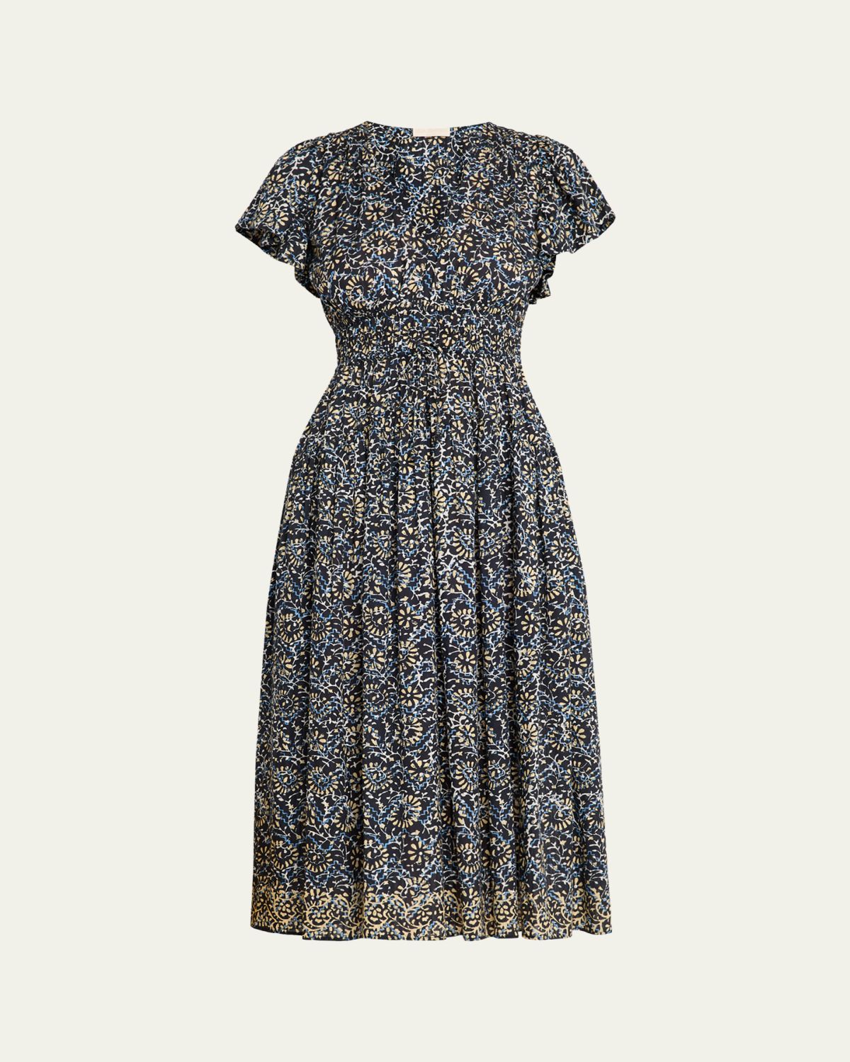 Ulla Johnson Lyria Printed Cotton Midi Dress | Thumbnail 5