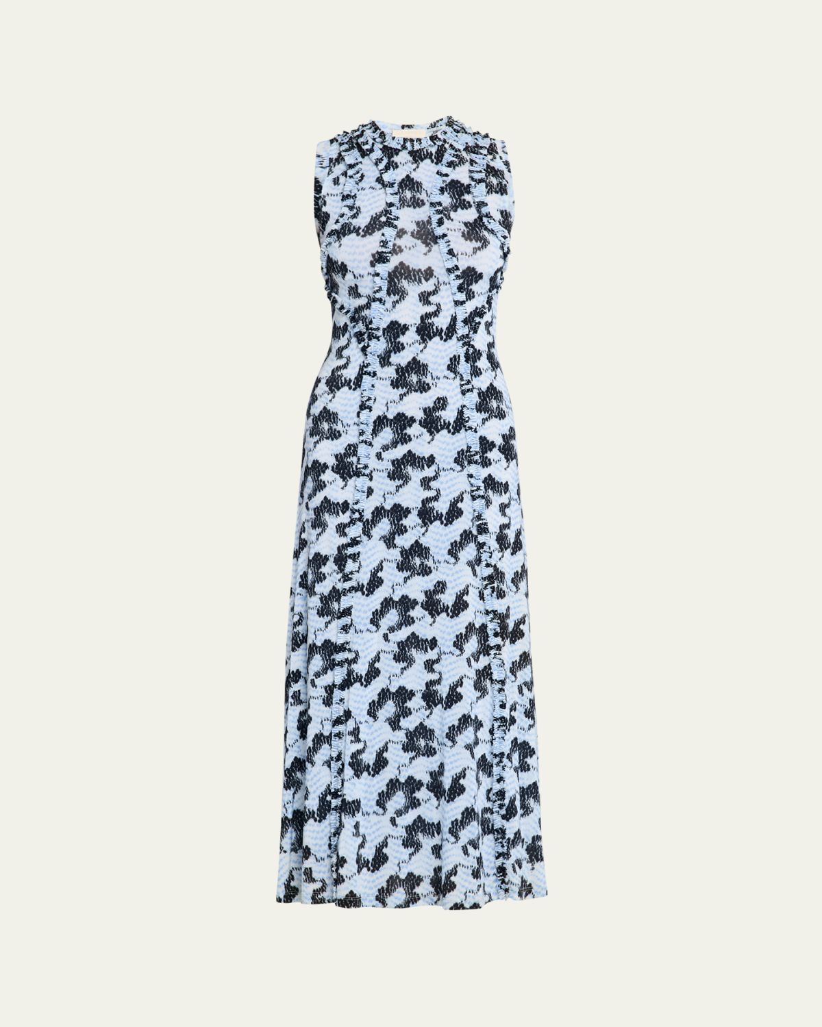 Ulla Johnson Isabelle Sleeveless Ruffle Jersey Dress - Women's Clothing