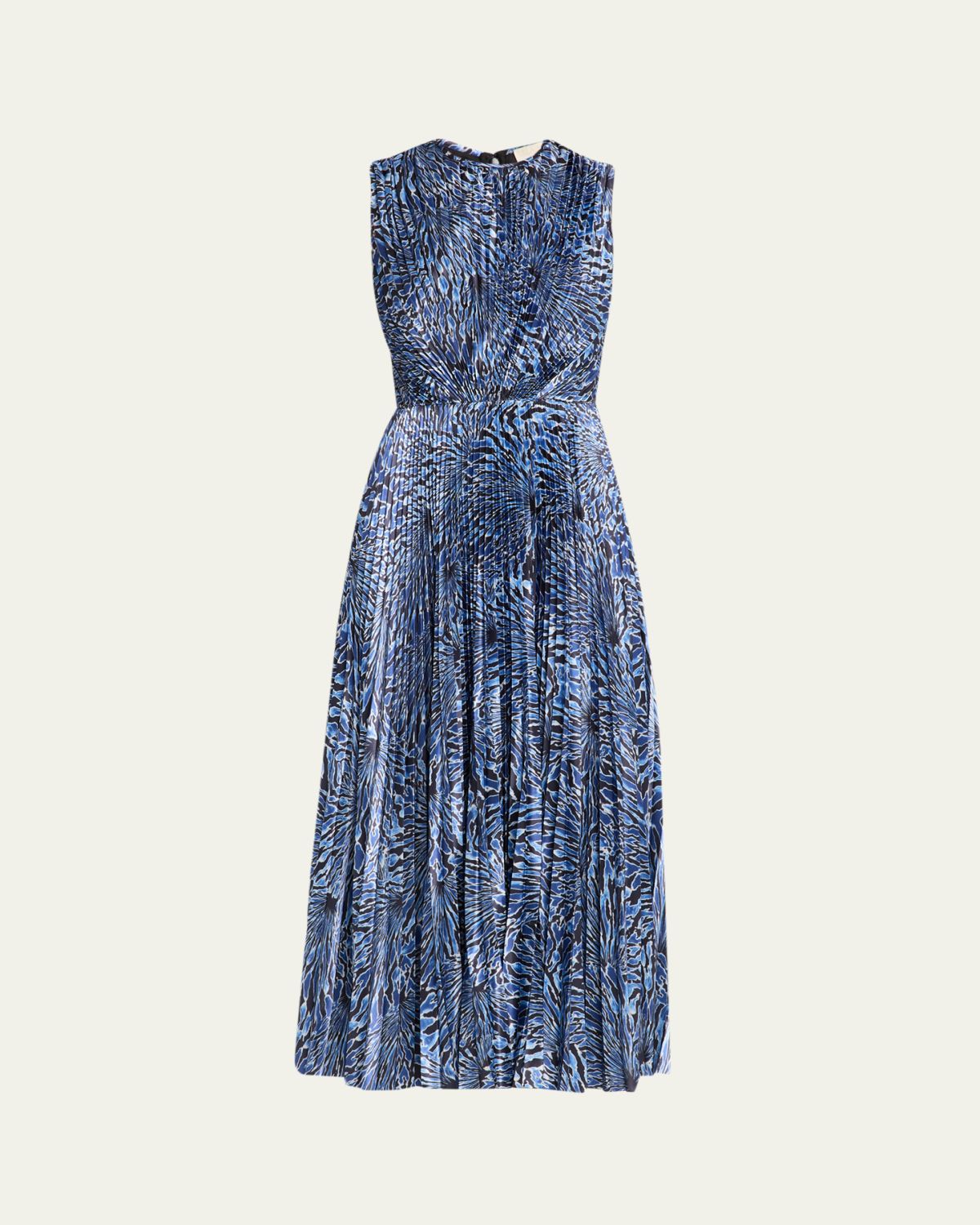 Ulla Johnson Malin Pleated Satin Midi Dress | Thumbnail 5 Ulla Johnson Malin Pleated Satin Midi Dress | Thumbnail 5