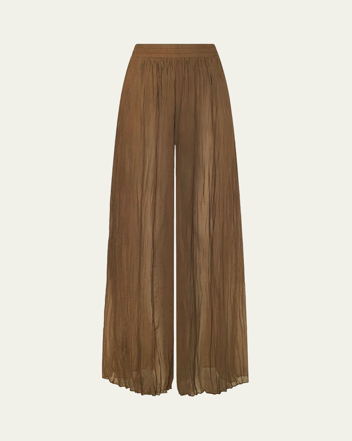 L'Agence Ethel Wide-Leg Crinkled Chiffon Pants | Thumbnail 5 L'Agence Ethel Wide-Leg Crinkled Chiffon Pants | Thumbnail 5