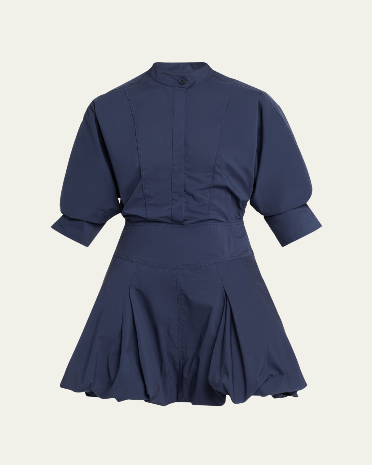 SIMKHAI Effie Cotton Bubble Mini Dress