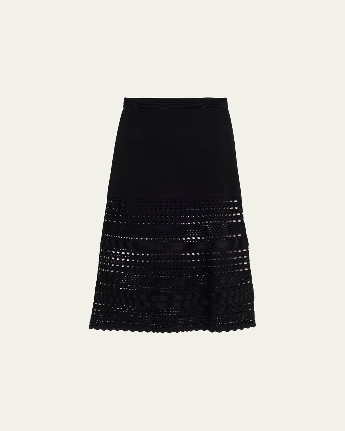 SIMKHAI Westly Open-Stitch Midi Skirt | Thumbnail 8 SIMKHAI Westly Open-Stitch Midi Skirt | Thumbnail 8