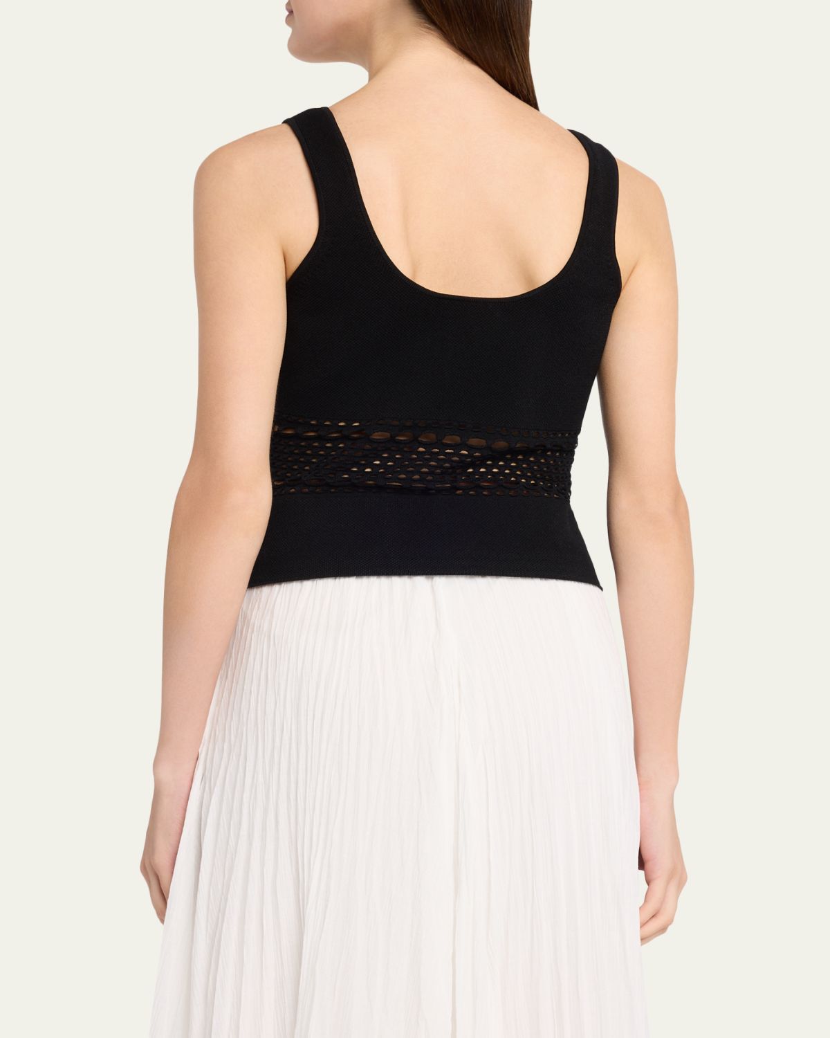 SIMKHAI Fitzgerald Open-Work Tank Top | Thumbnail 3