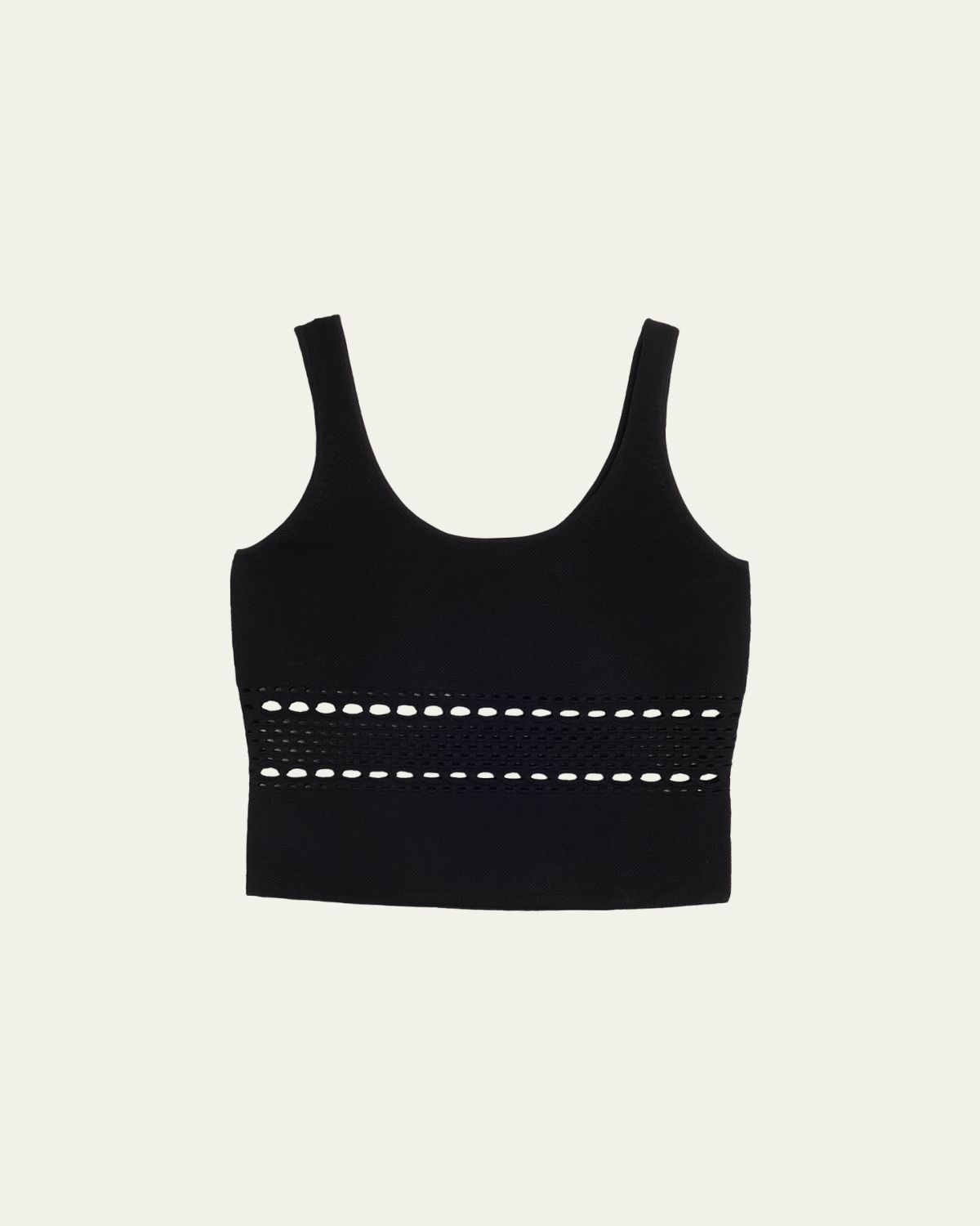 SIMKHAI Fitzgerald Open-Work Tank Top