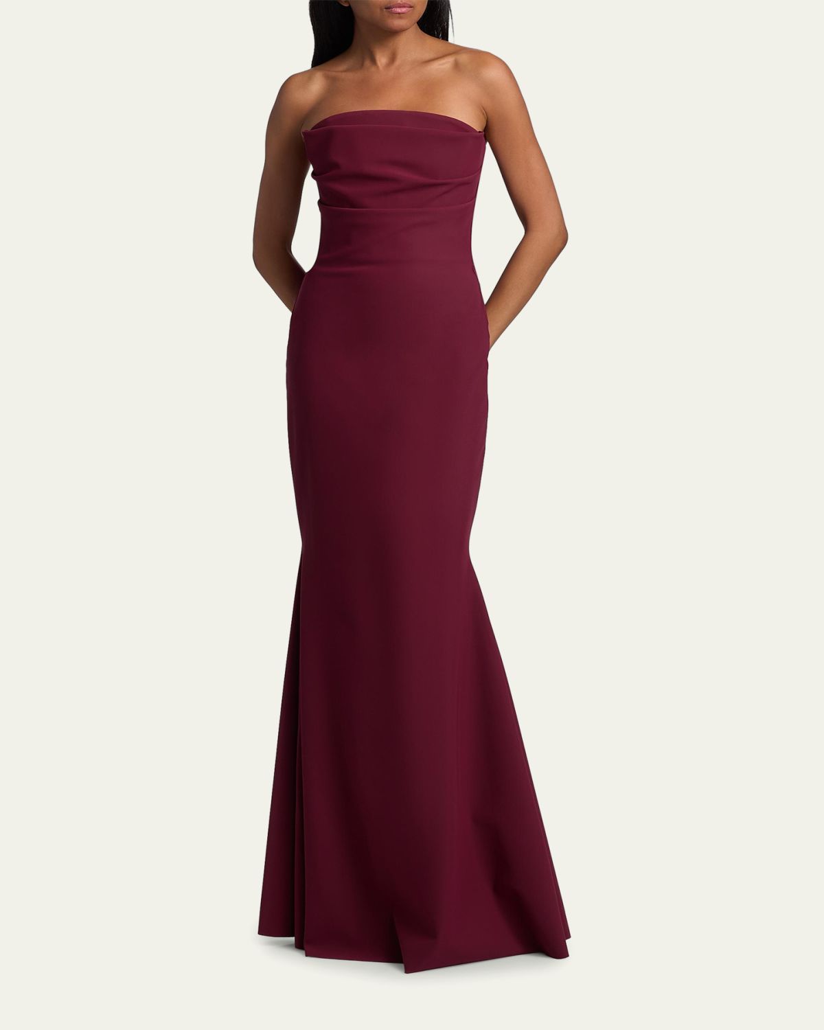 Chiara Boni La Petite Robe Vepse Strapless Mermaid Gown | Thumbnail 4 Chiara Boni La Petite Robe Vepse Strapless Mermaid Gown | Thumbnail 4