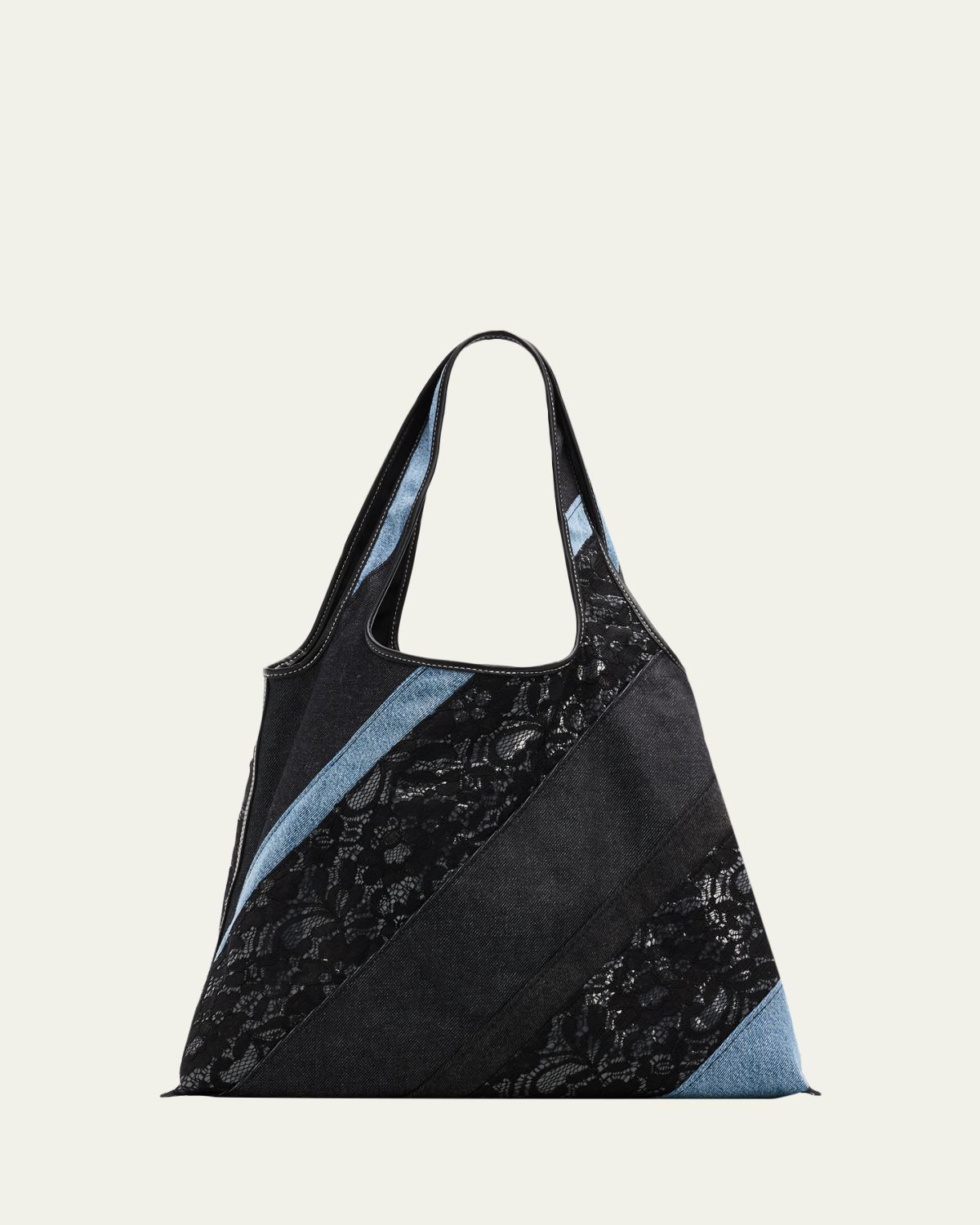 3.1 Phillip Lim Patchwork Lace & Denim Market Tote Bag | Thumbnail 6 3.1 Phillip Lim Patchwork Lace & Denim Market Tote Bag | Thumbnail 6