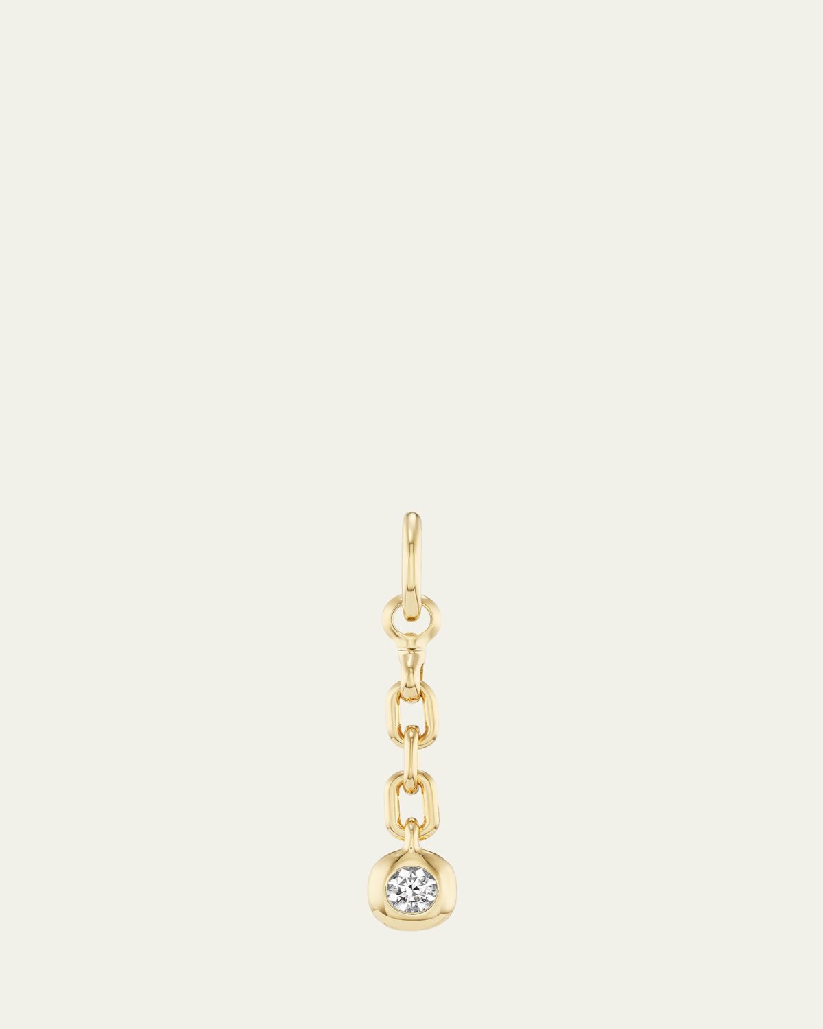 Uniform Object 18K Diamond Carriage Drop Pendant | Image 1 Uniform Object 18K Diamond Carriage Drop Pendant | Image 1
