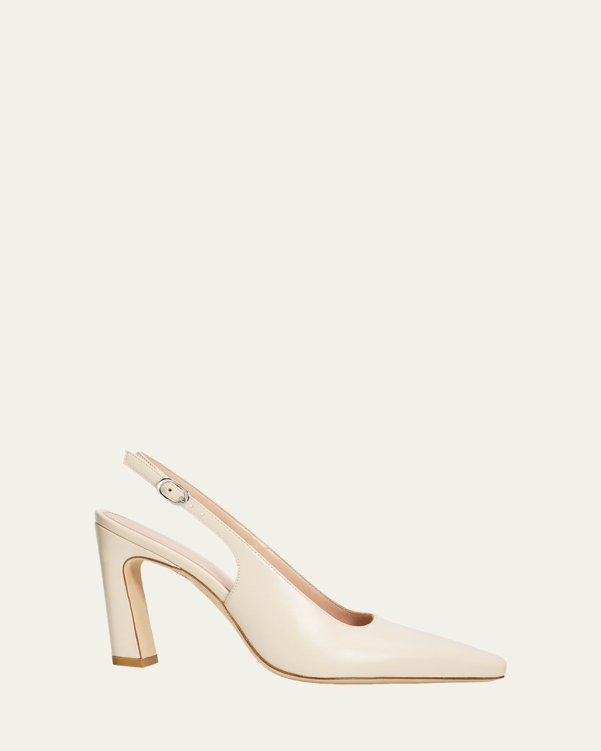 Stuart Weitzman 85mm Stassi Leather Slingback Pumps | Thumbnail 4 Stuart Weitzman 85mm Stassi Leather Slingback Pumps | Thumbnail 4