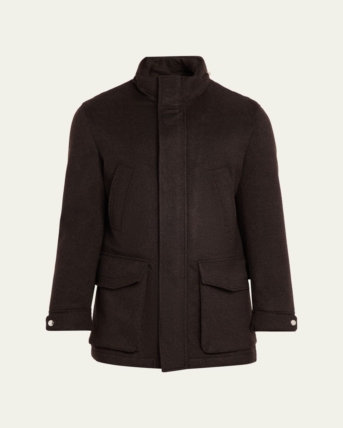 Brunello Cucinelli Men's Cashmere Field Coat | Thumbnail 6 Brunello Cucinelli Men's Cashmere Field Coat | Thumbnail 6