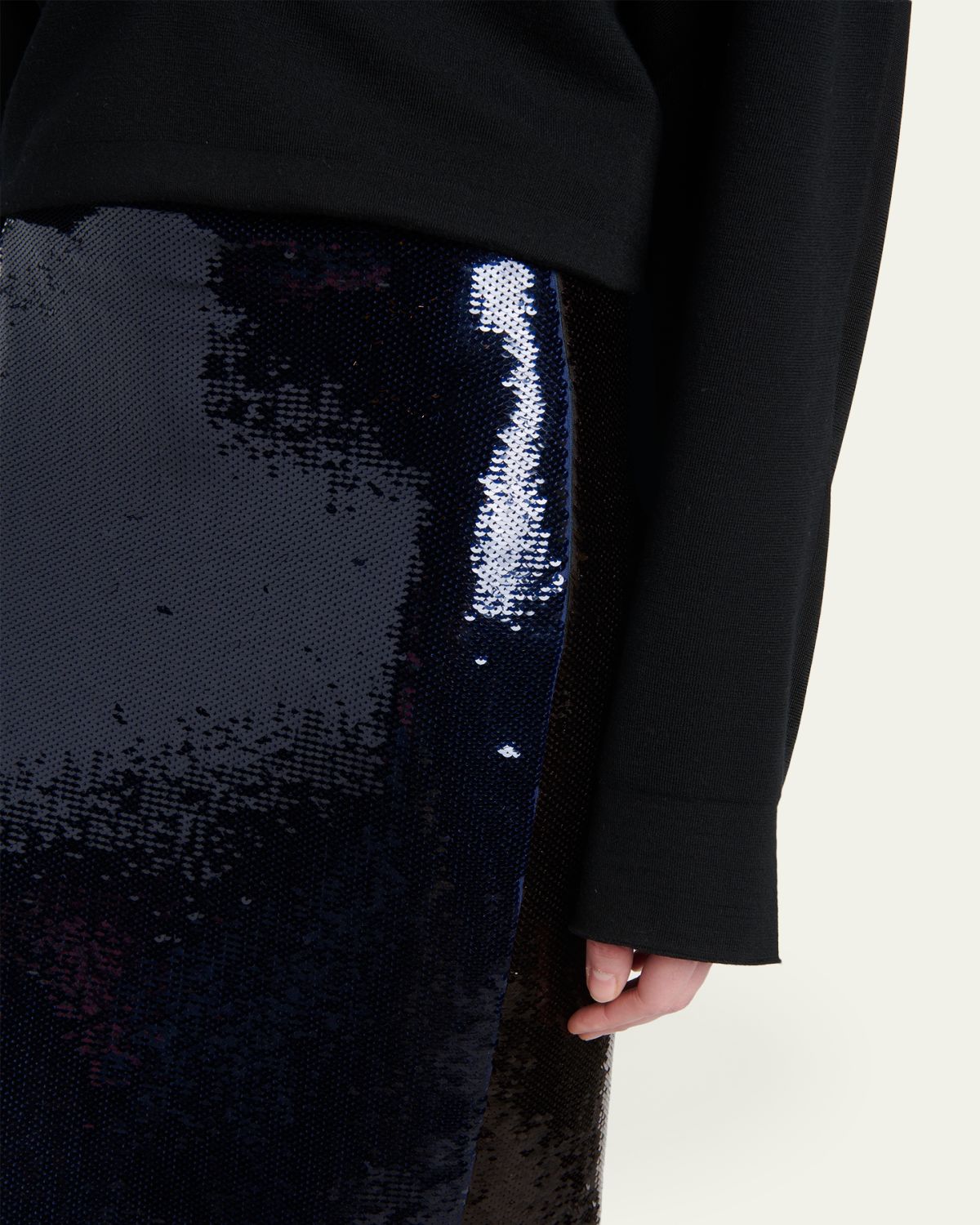 TOM FORD Two-Tone Sequined Pencil Skirt | Thumbnail 5 TOM FORD Two-Tone Sequined Pencil Skirt | Thumbnail 5