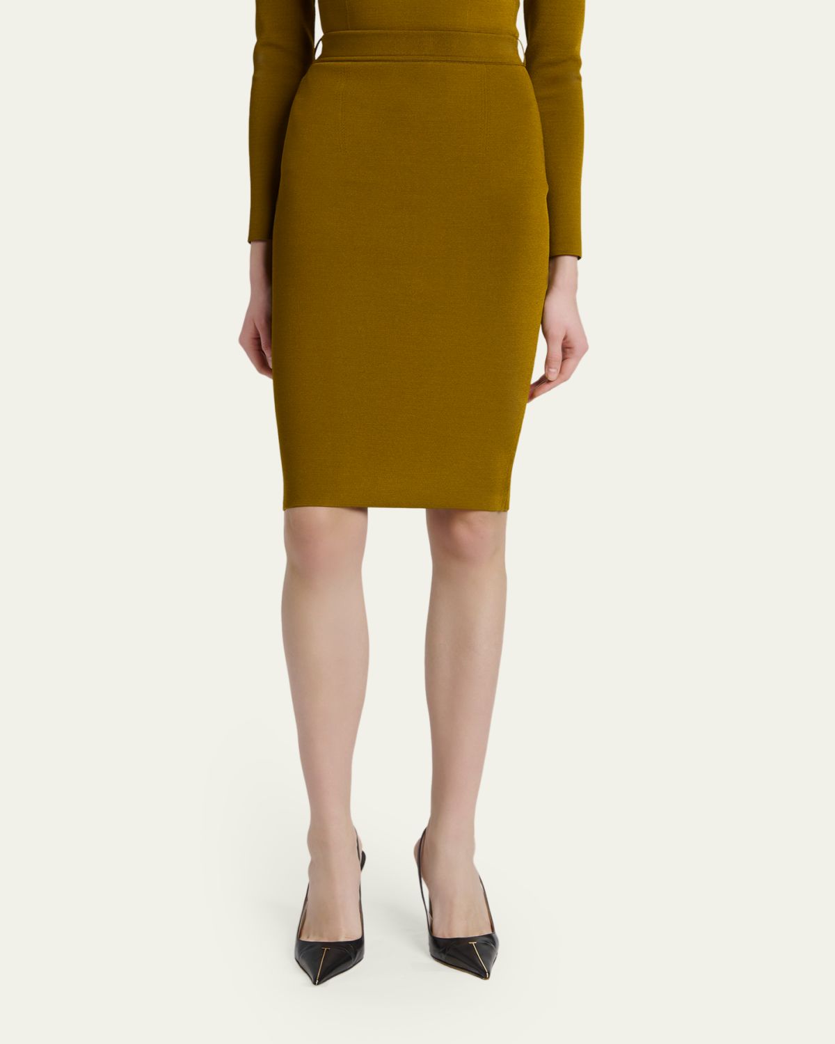TOM FORD Knit Knee-Length Pencil Skirt | Thumbnail 4 TOM FORD Knit Knee-Length Pencil Skirt | Thumbnail 4