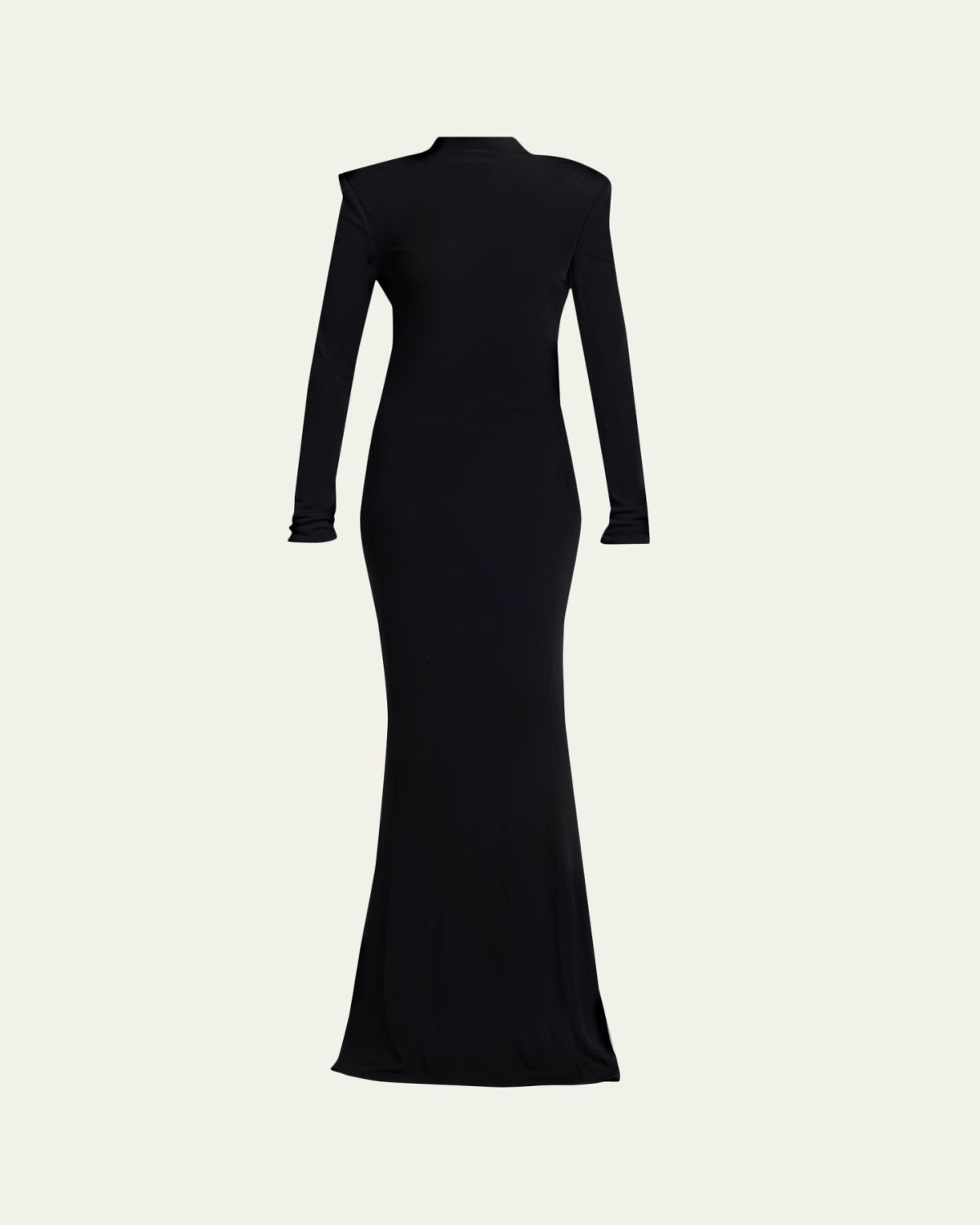 TOM FORD Mock-Neck Strong-Shoulder Cutout Gown | Thumbnail 6 TOM FORD Mock-Neck Strong-Shoulder Cutout Gown | Thumbnail 6