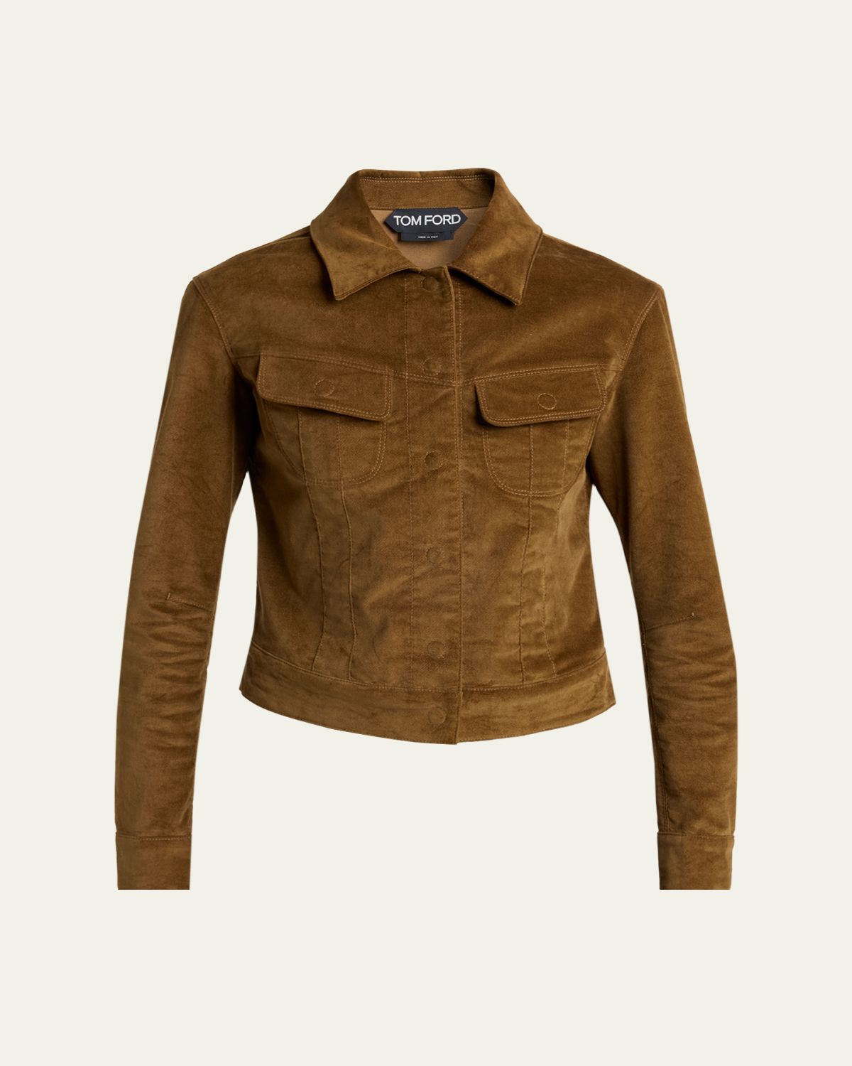 TOM FORD Velvet Slim Single-Breasted Jacket