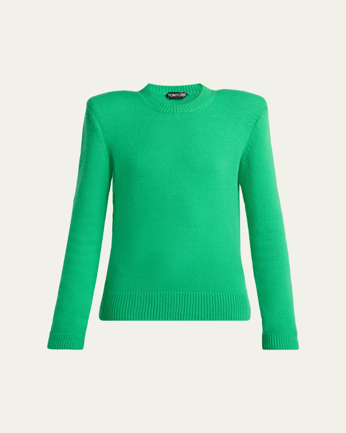 TOM FORD Long-Sleeve Cotton Crewneck Sweater | Thumbnail 6