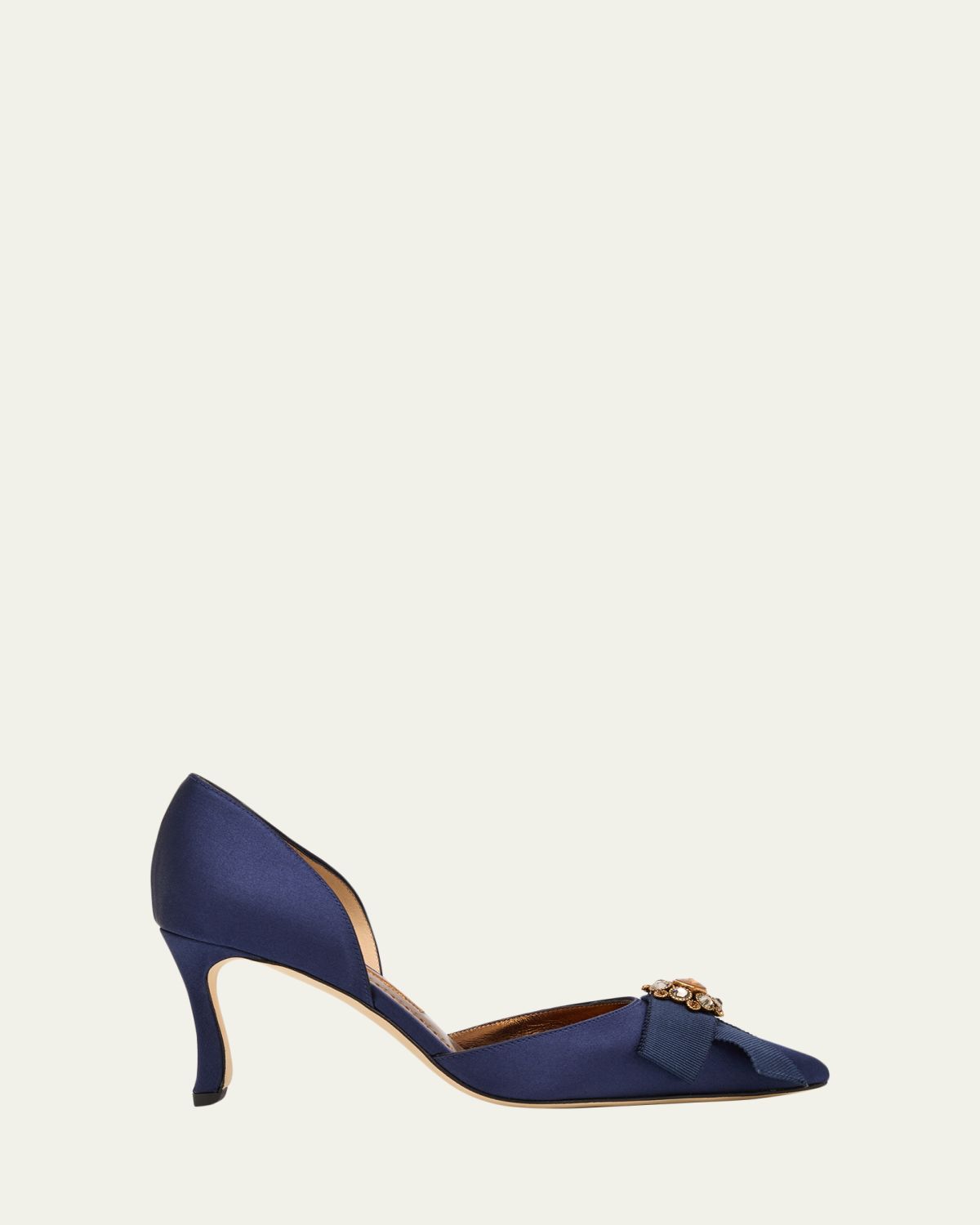 Manolo Blahnik 70mm Apidosa Embellished Satin Bow Pumps | Thumbnail 7 Manolo Blahnik 70mm Apidosa Embellished Satin Bow Pumps | Thumbnail 7