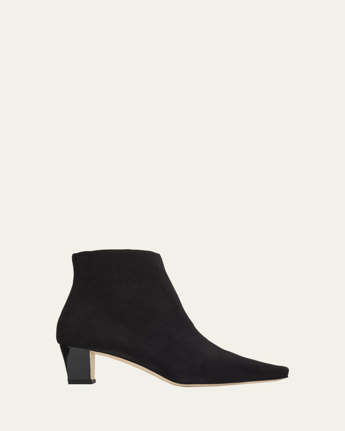 Manolo Blahnik Jaima Suede Side-Zip Ankle Boots | Thumbnail 4 Manolo Blahnik Jaima Suede Side-Zip Ankle Boots | Thumbnail 4