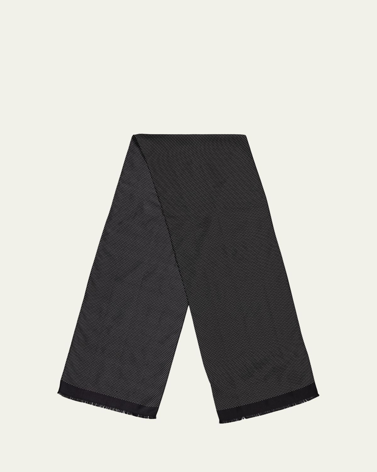 TOM FORD Micro Polka Dot Silk Scarf | Thumbnail 5