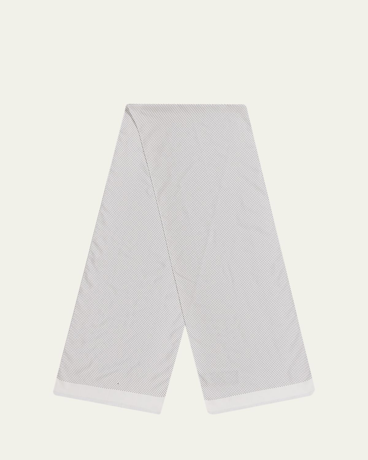 TOM FORD Micro Polka Dot Silk Scarf