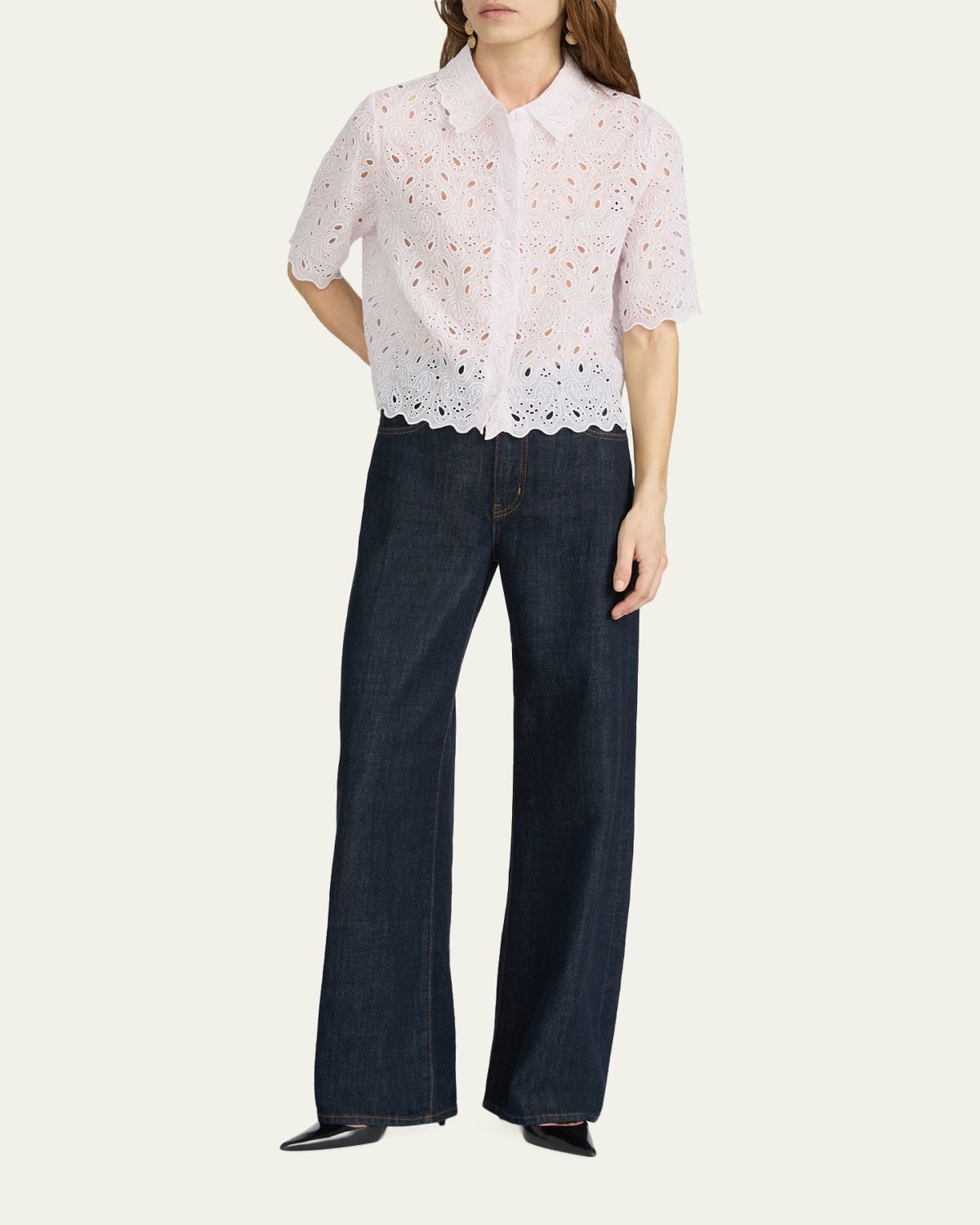 FRAME The Paisley Eyelet Shirt | Thumbnail 2