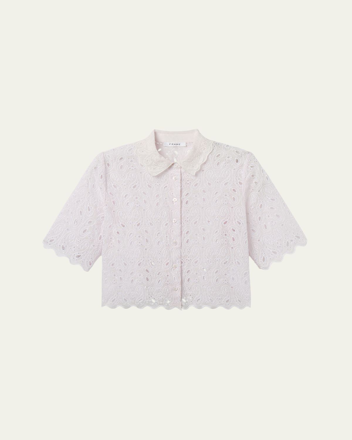 FRAME The Paisley Eyelet Shirt