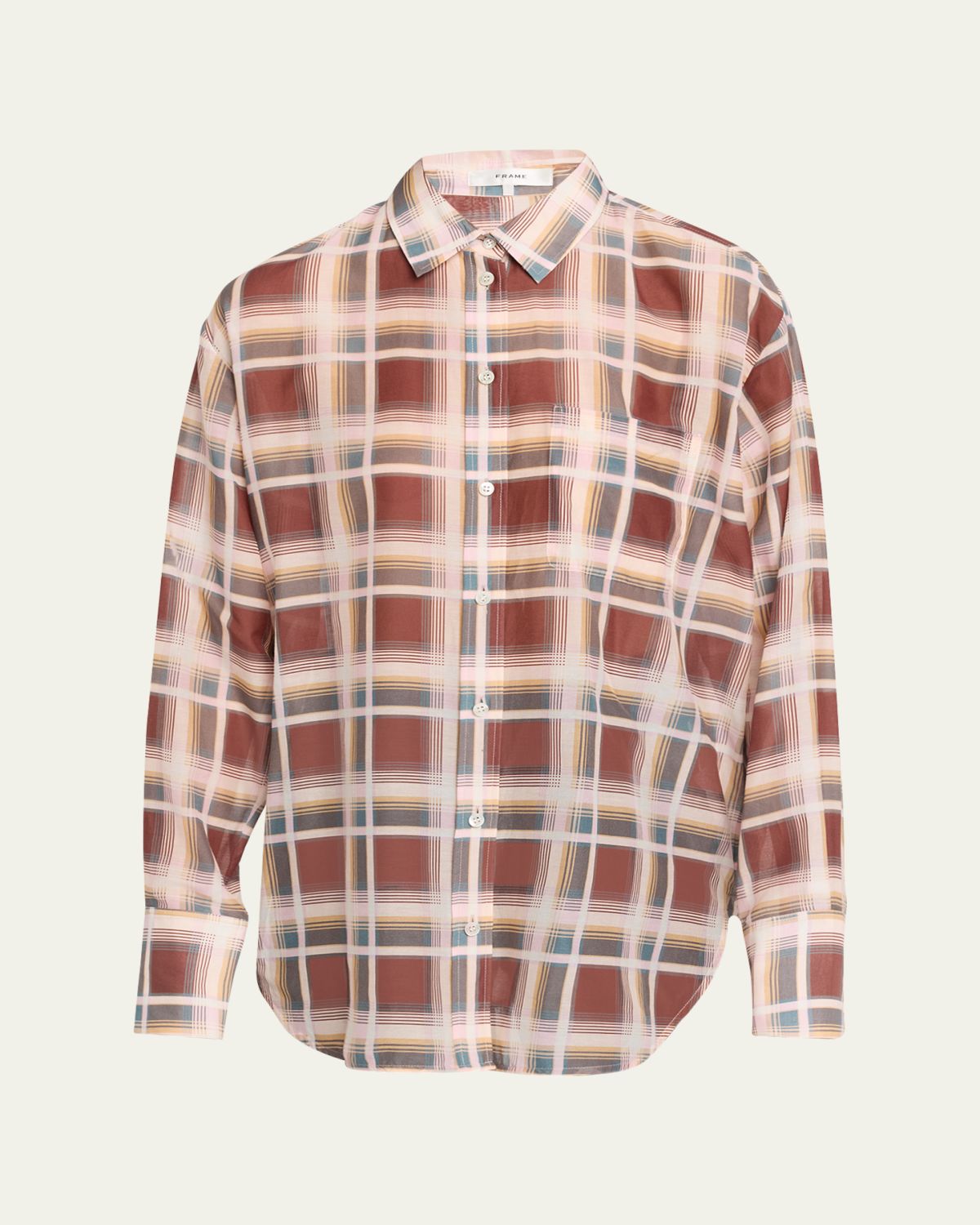 FRAME The Plaid Boy Shirt | Thumbnail 6 FRAME The Plaid Boy Shirt | Thumbnail 6