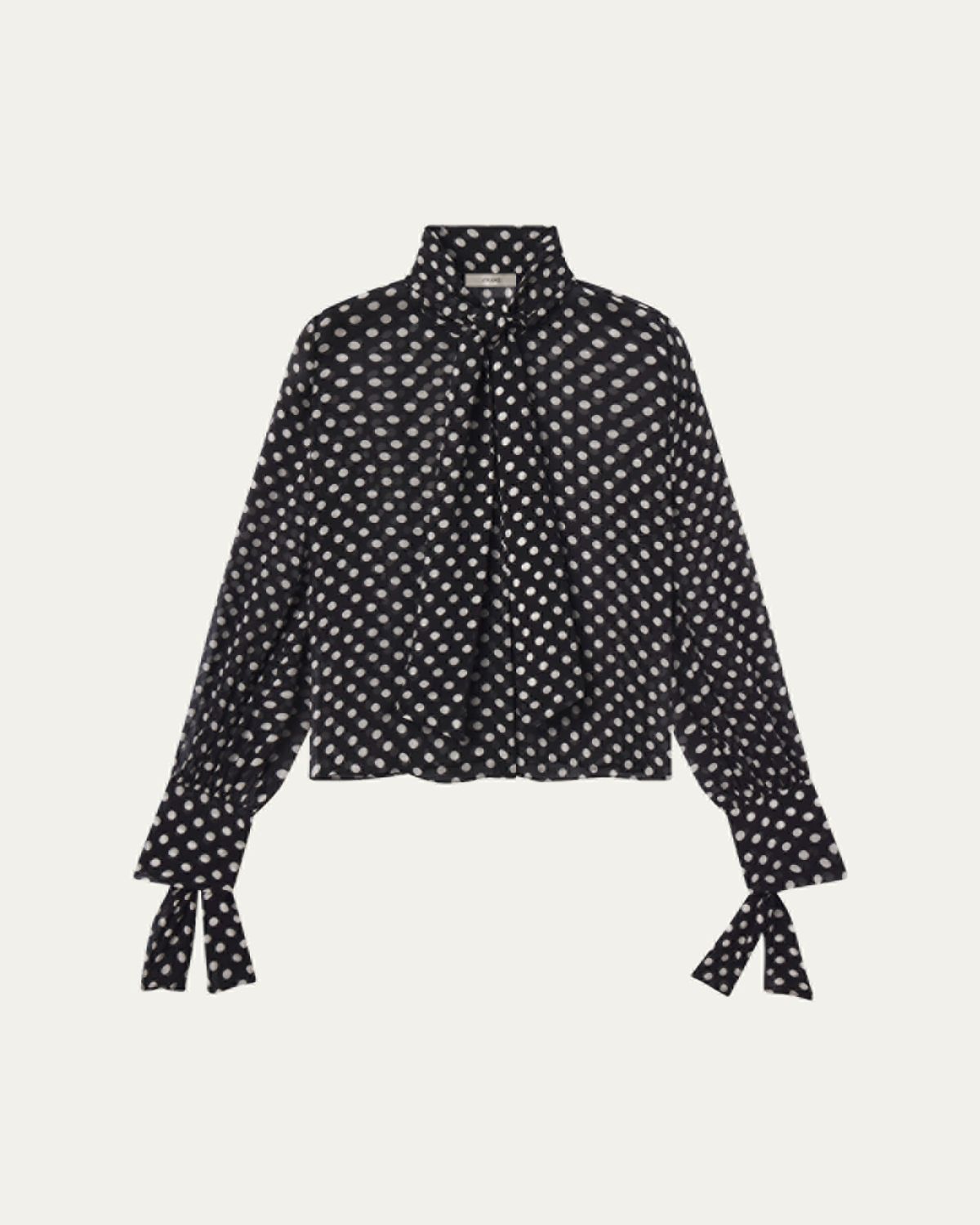FRAME The Nouvelle Polka Dot Blouse | Thumbnail 6