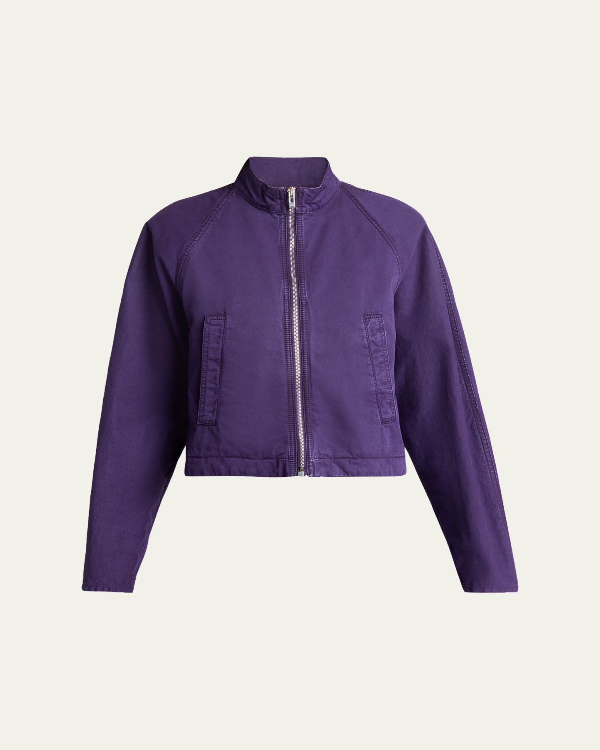 ALAÏA Curved-Sleeve Denim Zip Jacket | Thumbnail 11 ALAÏA Curved-Sleeve Denim Zip Jacket | Thumbnail 11