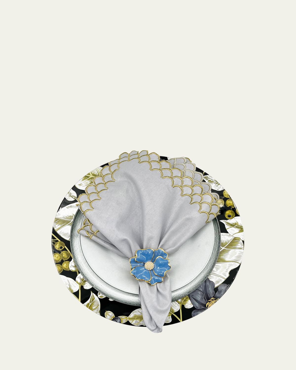 Nomi K Midnight Botanica Lacquered Placemat | Thumbnail 3 Nomi K Midnight Botanica Lacquered Placemat | Thumbnail 3