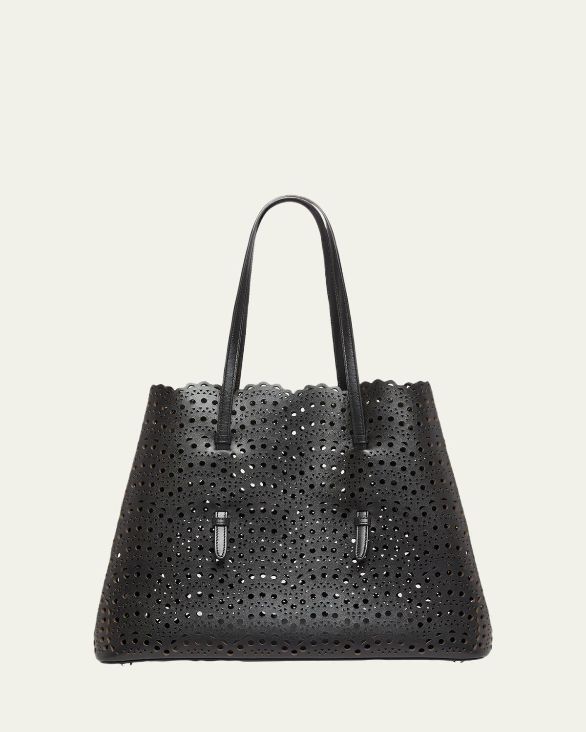 ALAÏA Mina 37 Large Perforated Leather Tote Bag | Thumbnail 6 ALAÏA Mina 37 Large Perforated Leather Tote Bag | Thumbnail 6