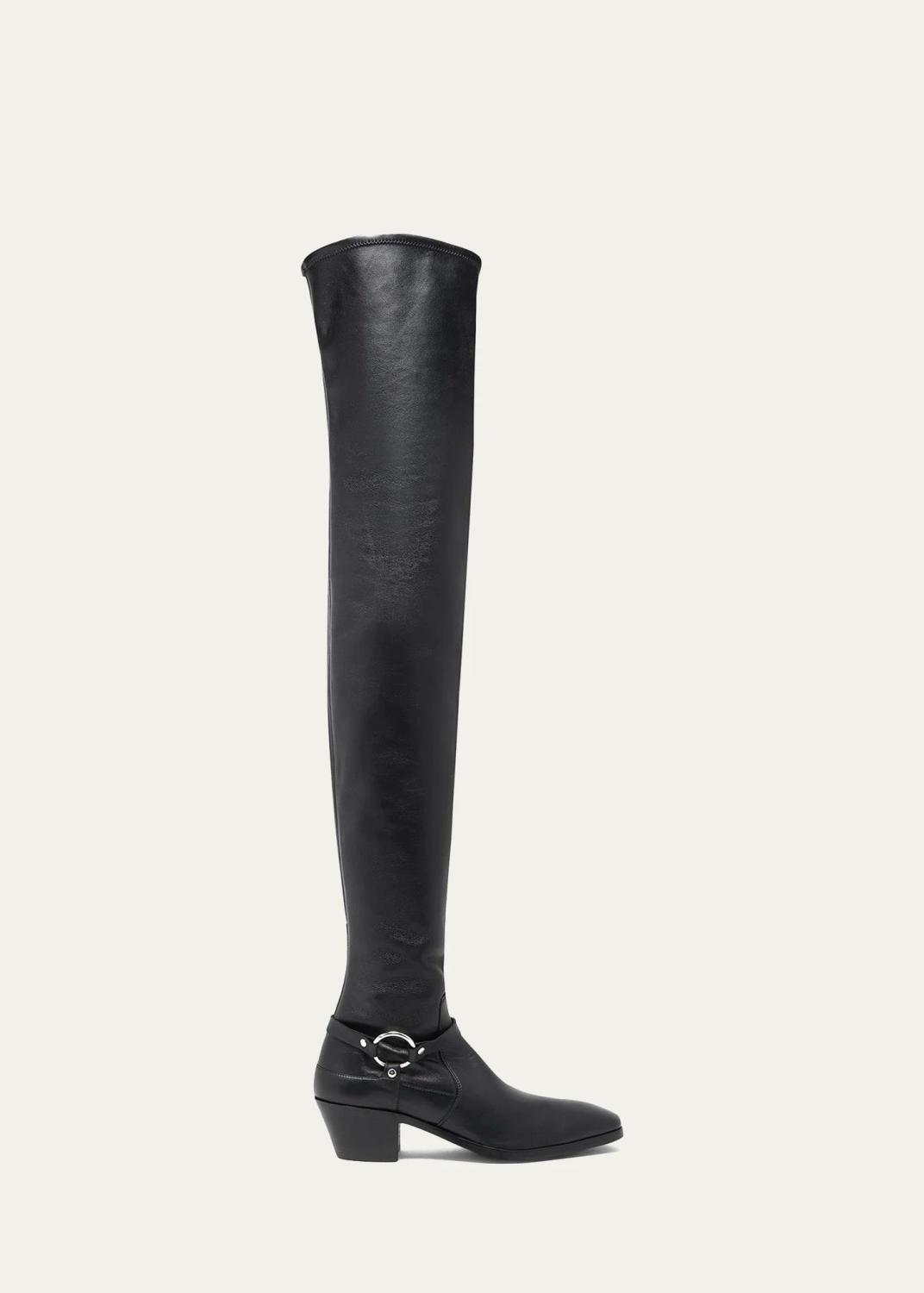 ORA 45MM Leather Over-The-Knee Boots