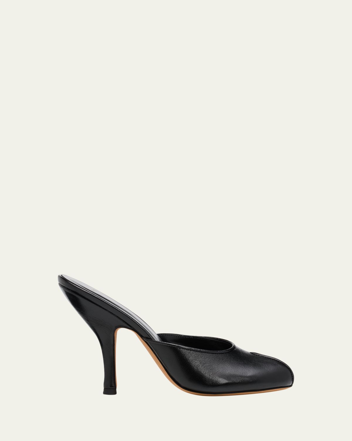 Jude 105mm Date Leather Peep-Toe Mules | Thumbnail 9