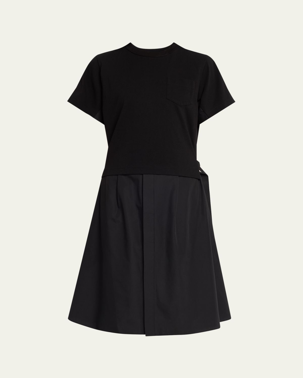 sacai Cotton Poplin x Knit Shirtdress | Thumbnail 6 sacai Cotton Poplin x Knit Shirtdress | Thumbnail 6