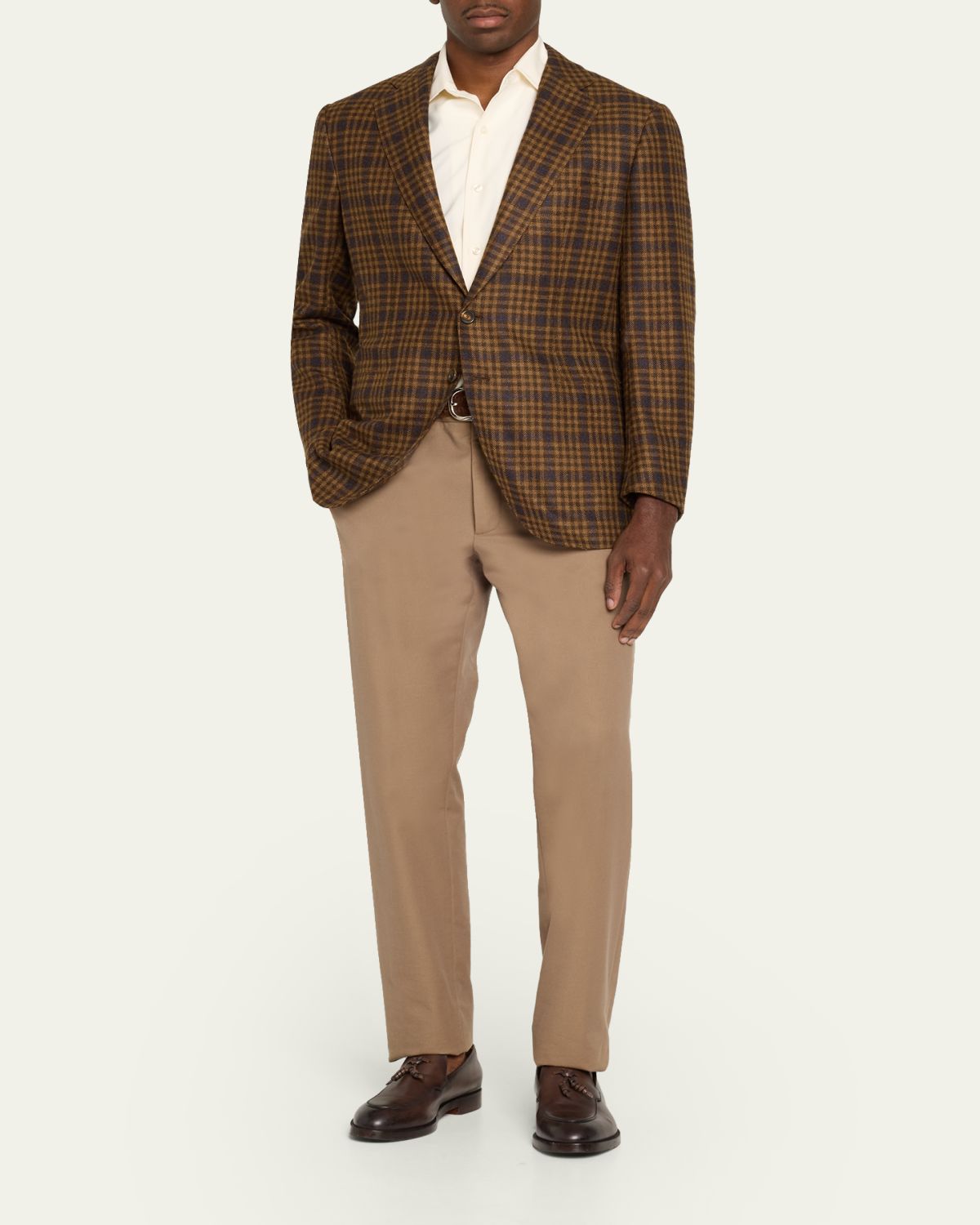 Cesare Attolini Men's Cashmere Plaid Single-Breasted Sport Coat | Thumbnail 2