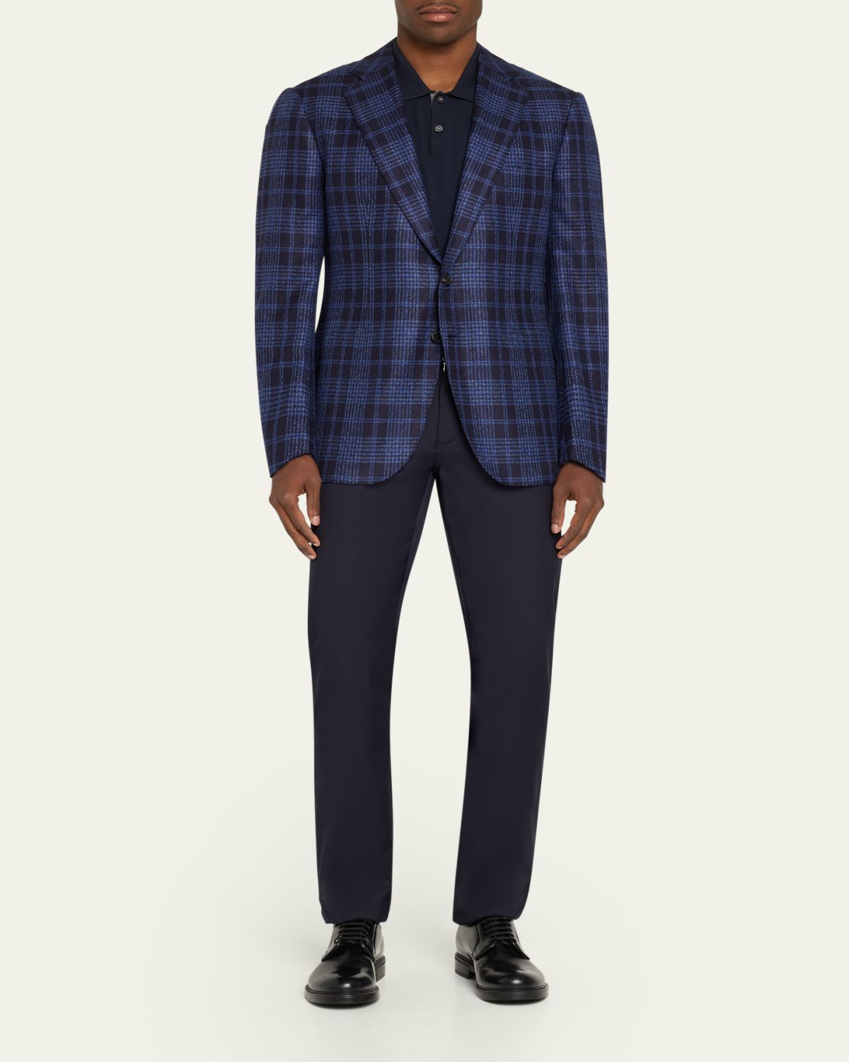 Cesare Attolini Men's Cashmere Plaid Single-Breasted Sport Coat | Thumbnail 7