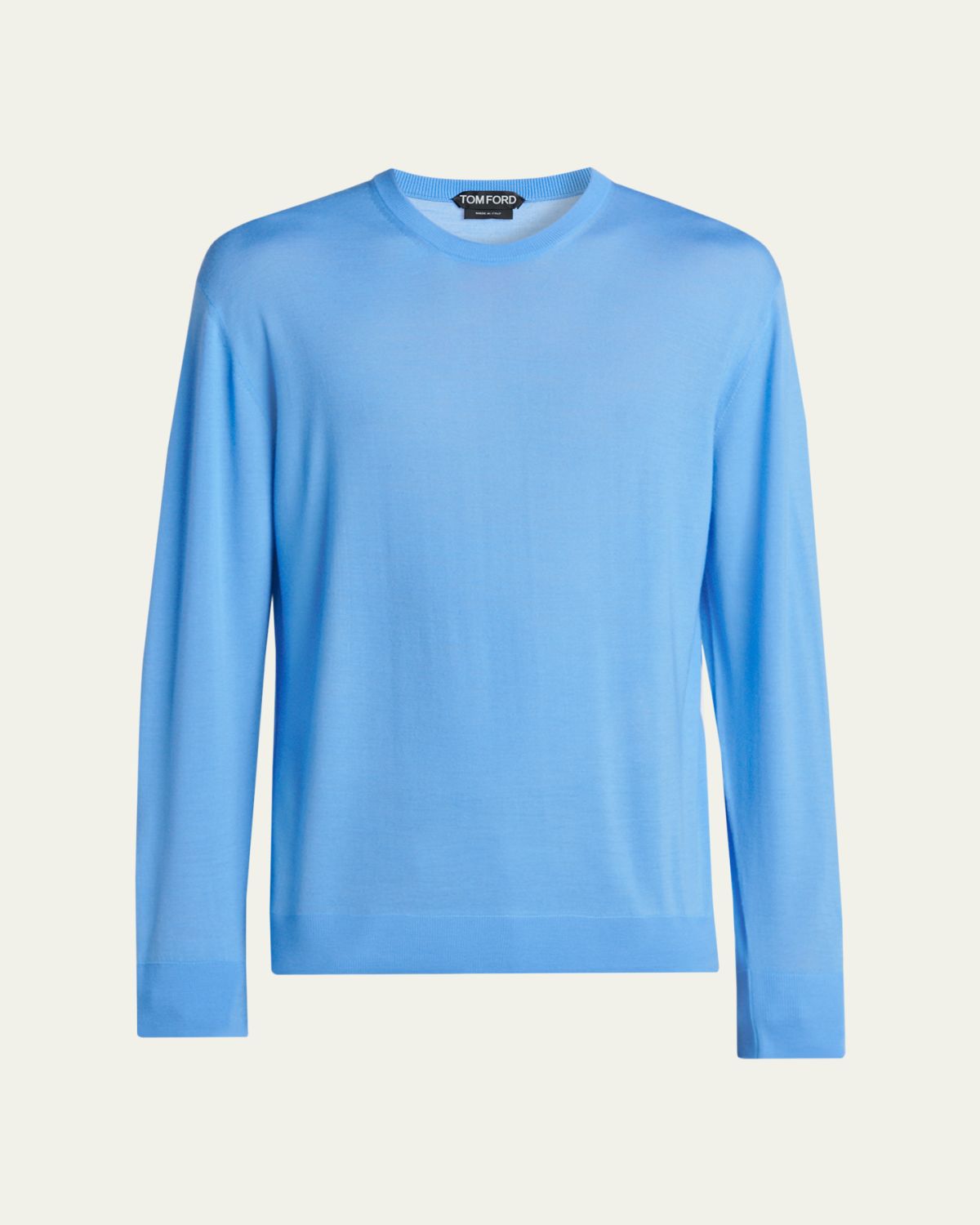 TOM FORD Men's Fine Merino Wool Crewneck Sweater | Thumbnail 6