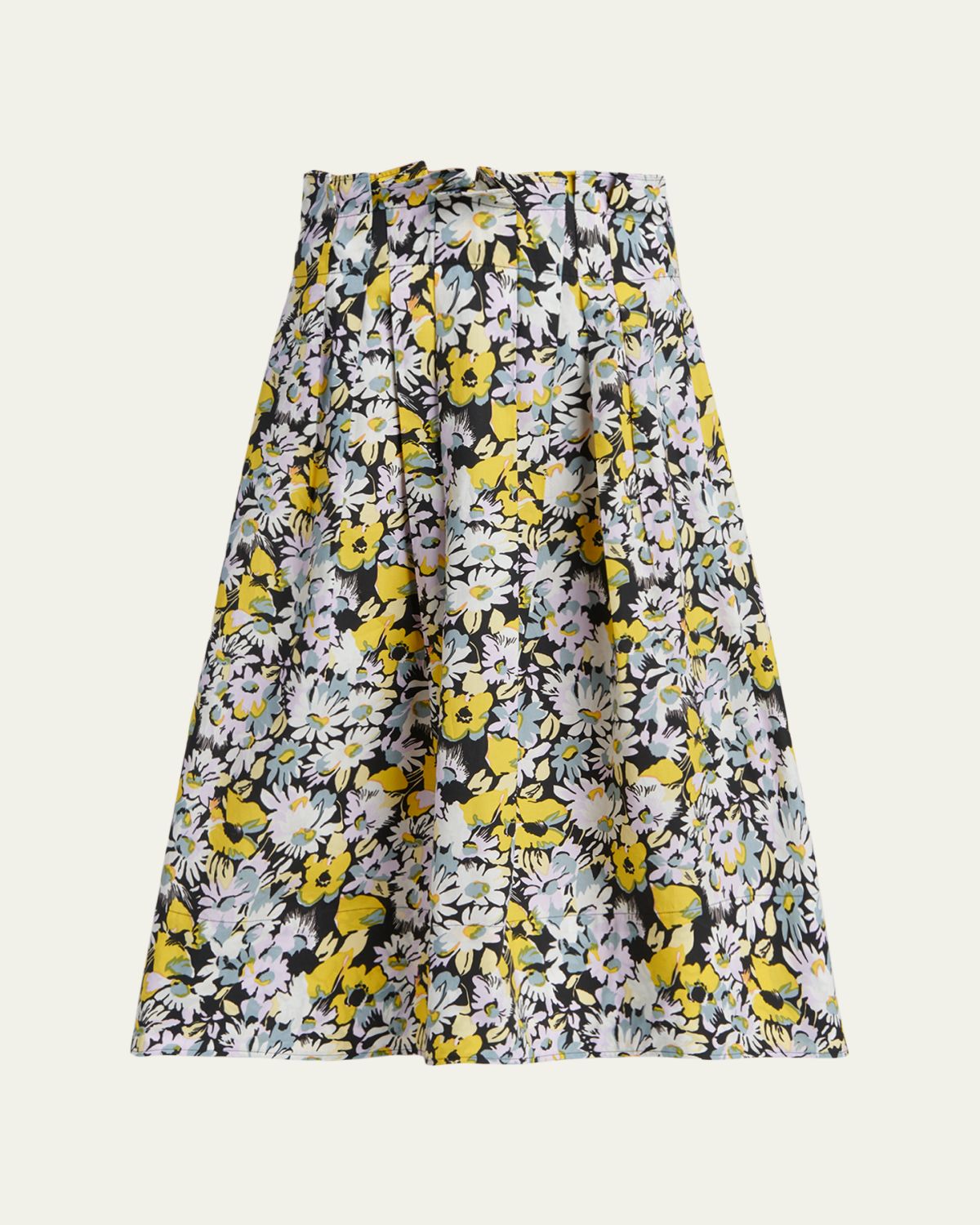 Marni Floral Cotton Midi Skirt | Thumbnail 6