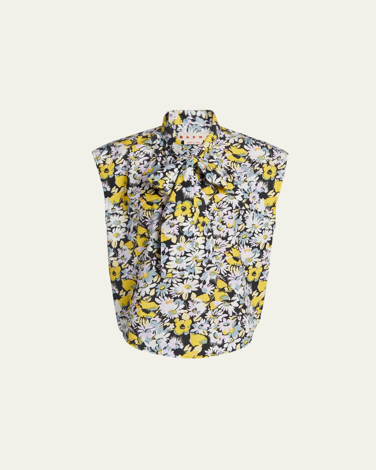 Marni Floral Tie-Neck Blouse | Thumbnail 6 Marni Floral Tie-Neck Blouse | Thumbnail 6