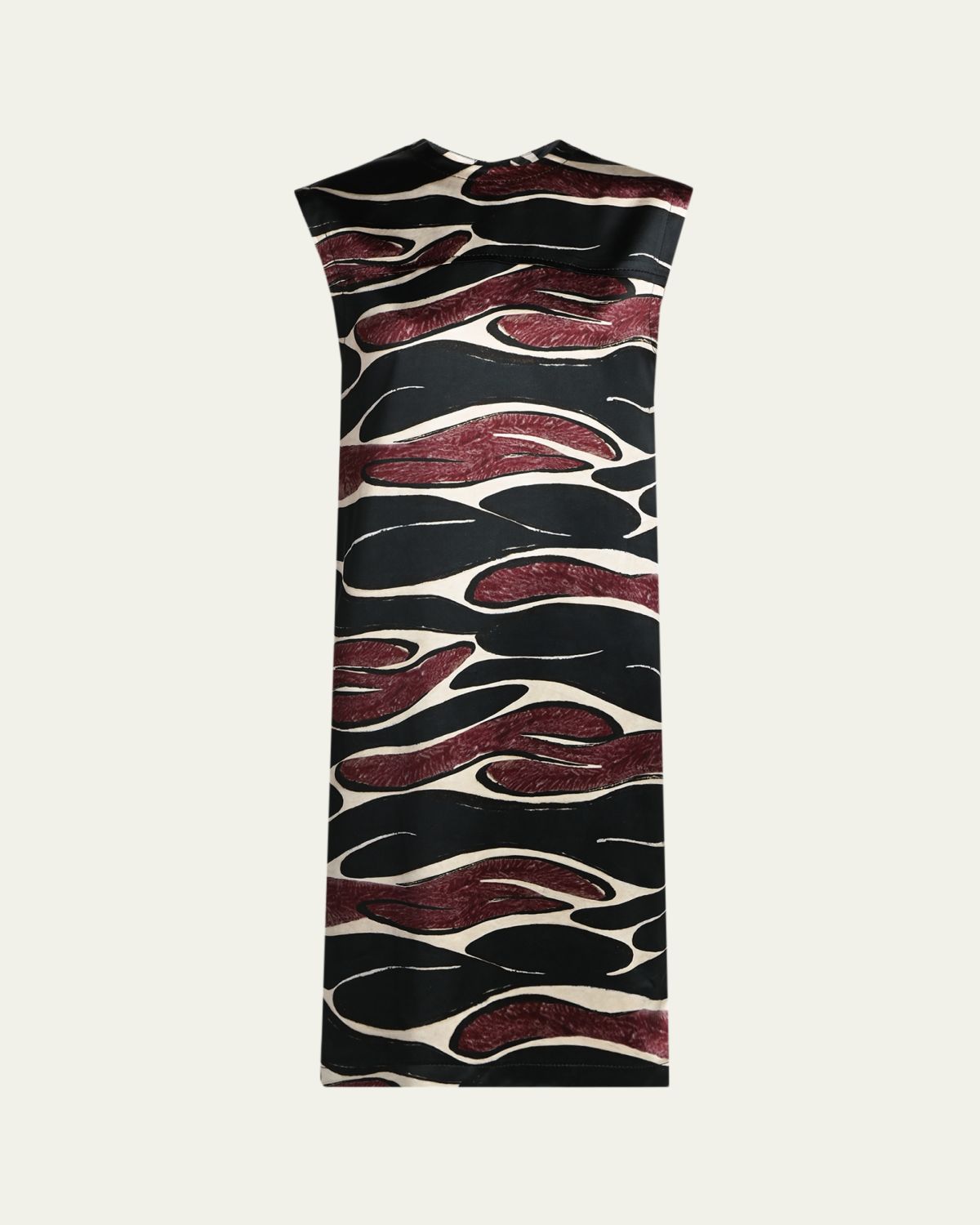 Marni Abstract Wave Sleeveless Midi Dress | Thumbnail 6 Marni Abstract Wave Sleeveless Midi Dress | Thumbnail 6