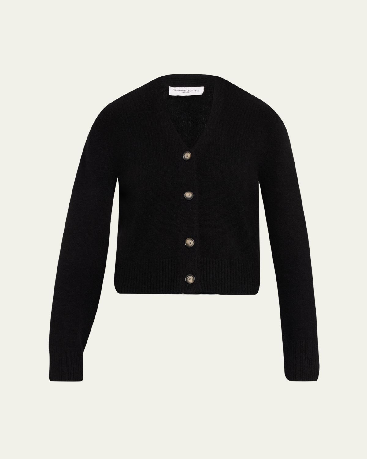 Brandon Maxwell Sloane Cashmere-Silk Cardigan Sweater | Thumbnail 5